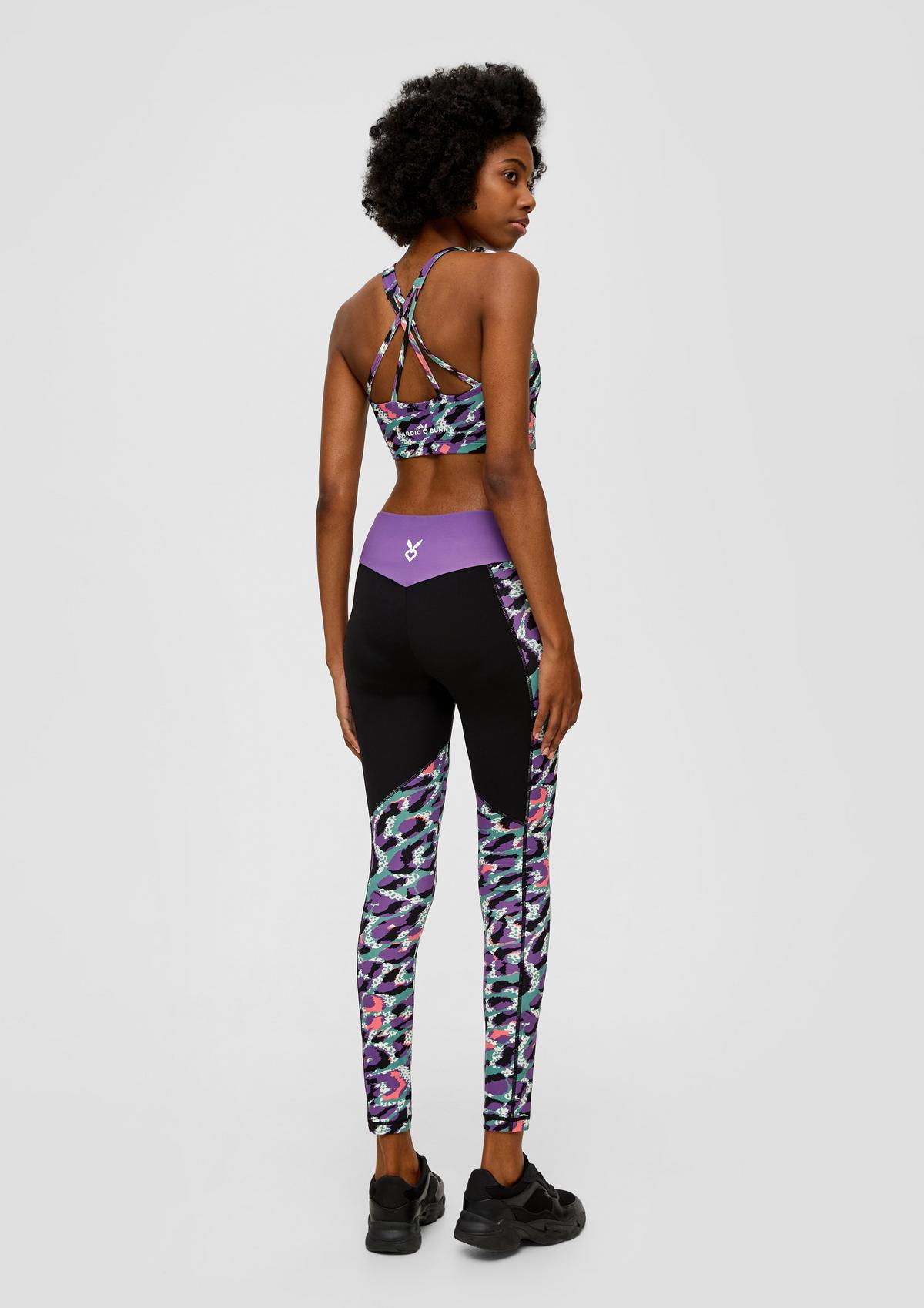 multicolor with - fit: all-over an leggings print Slim sporty