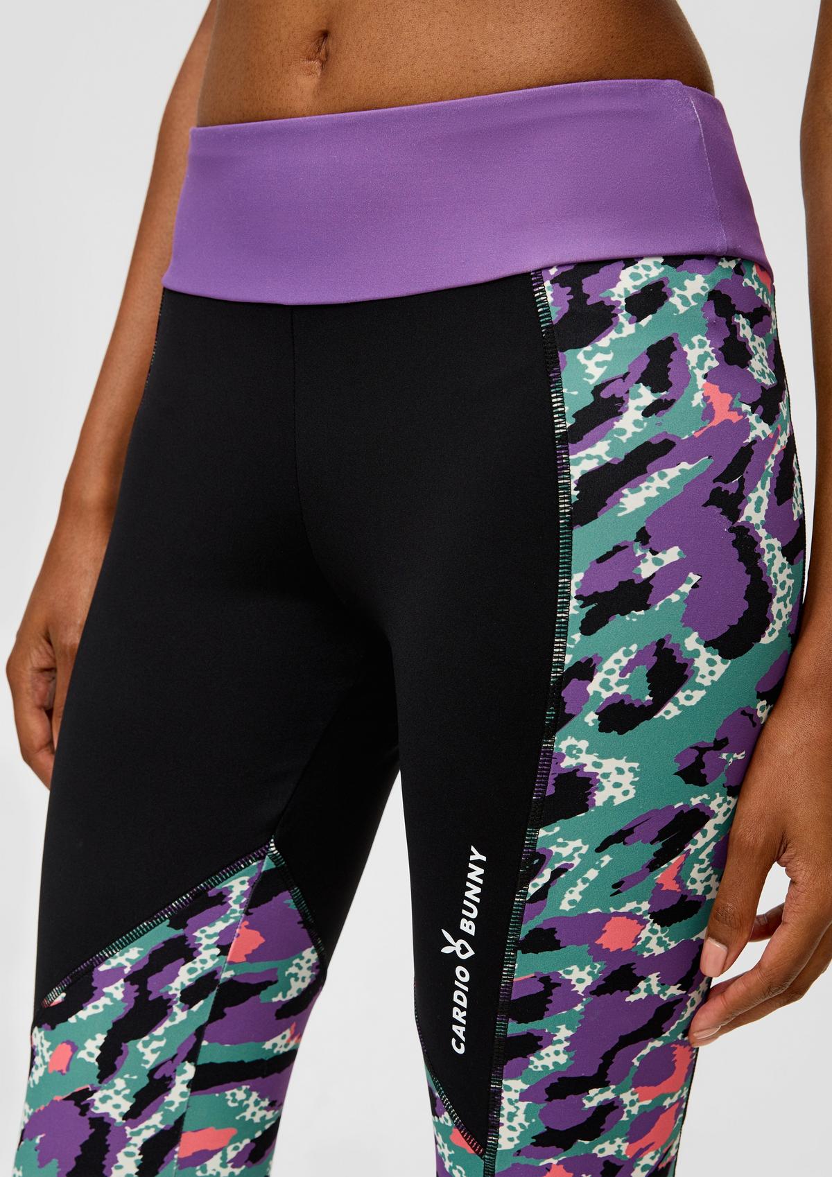 Slim fit: sporty leggings - with all-over an print multicolor