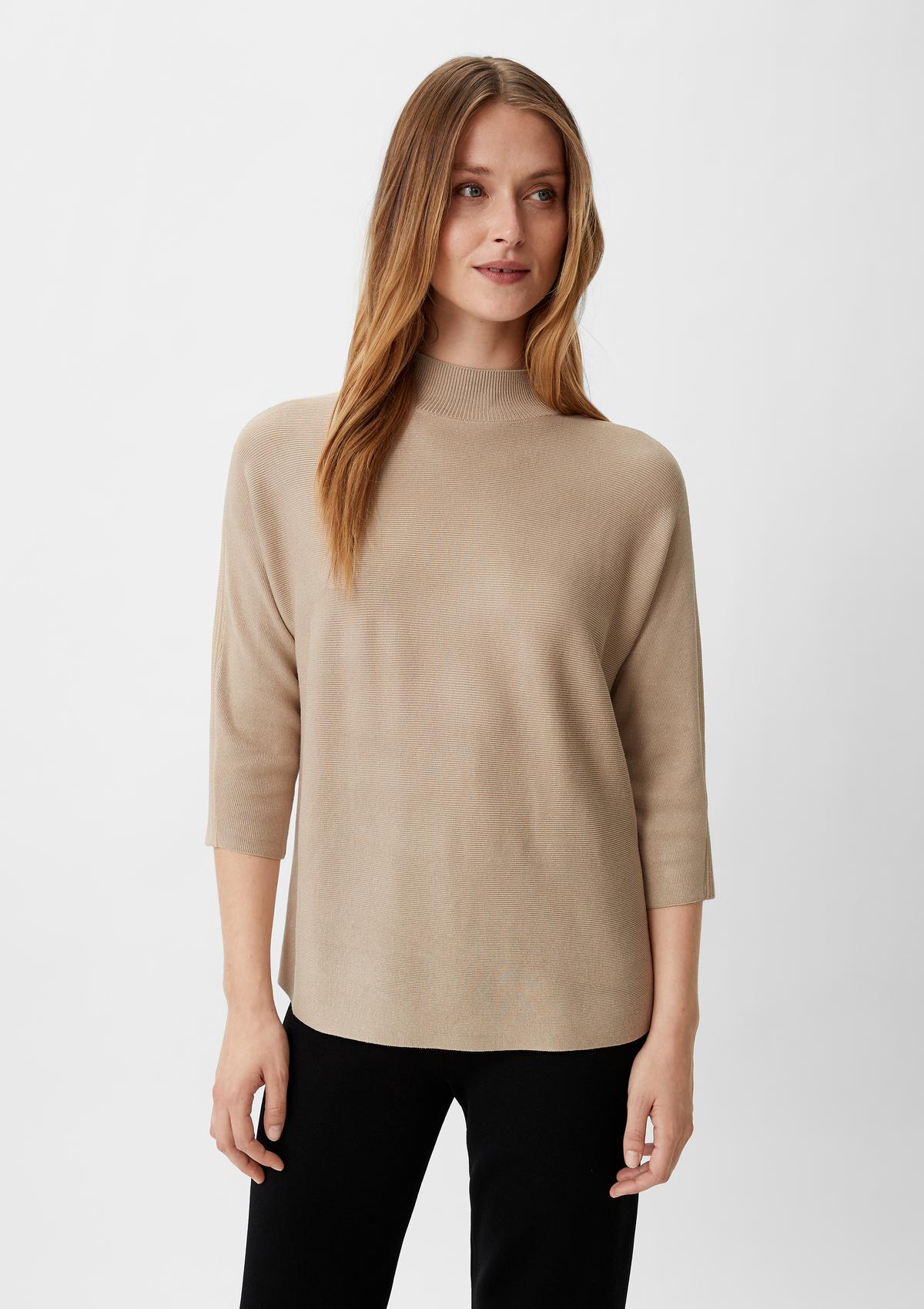 comma Knitted jumper with inserts