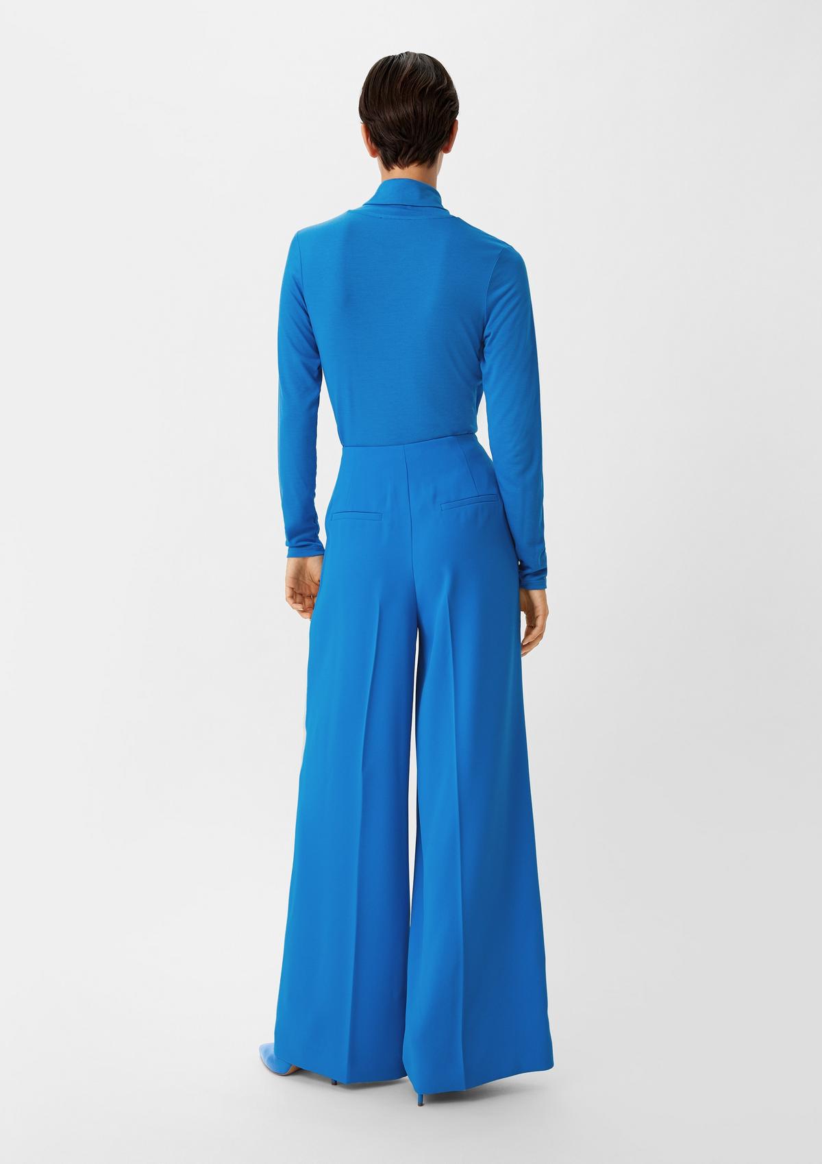 comma Regular fit: Wide trousers with pintucks