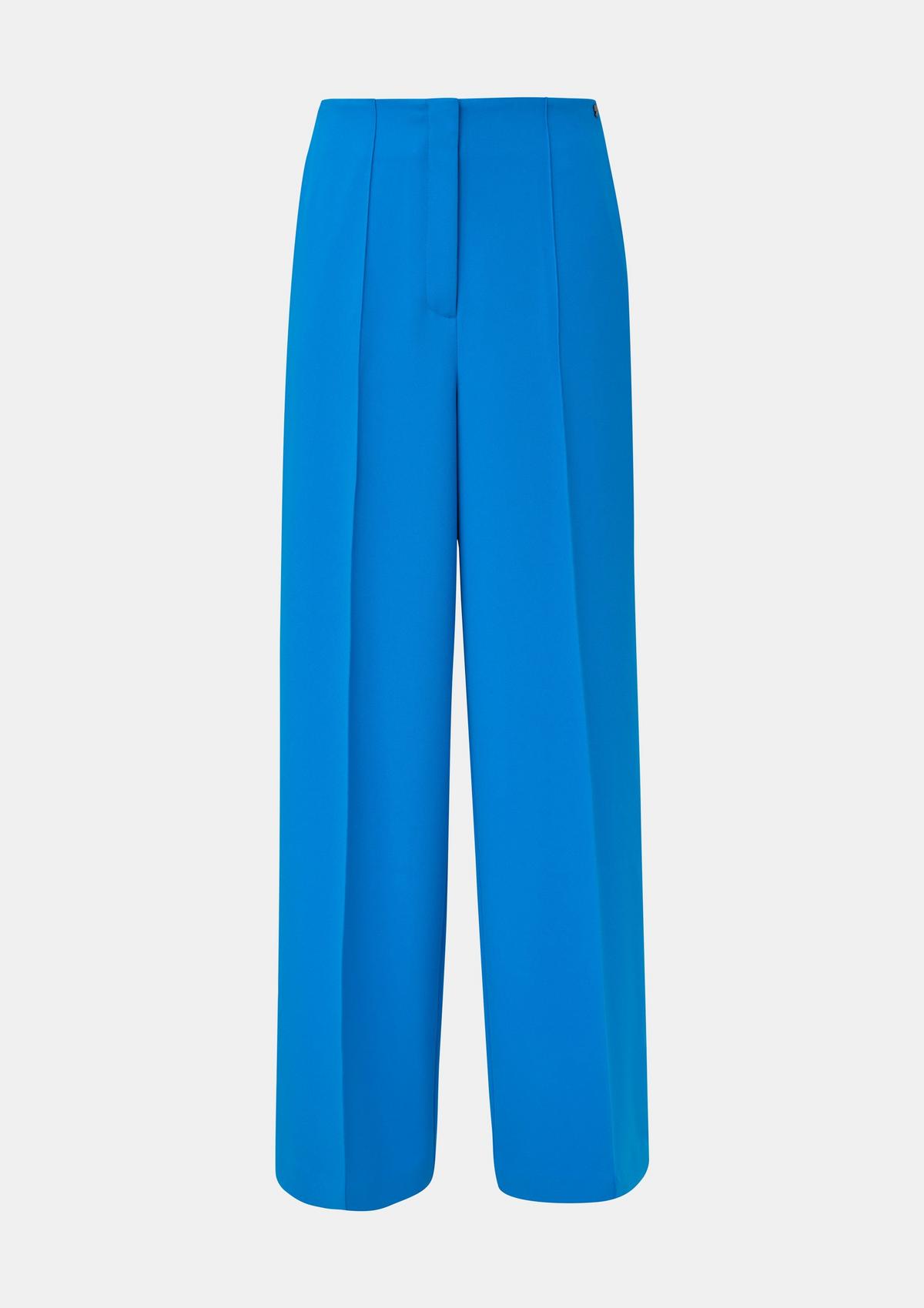 comma Regular fit: Wide trousers with pintucks