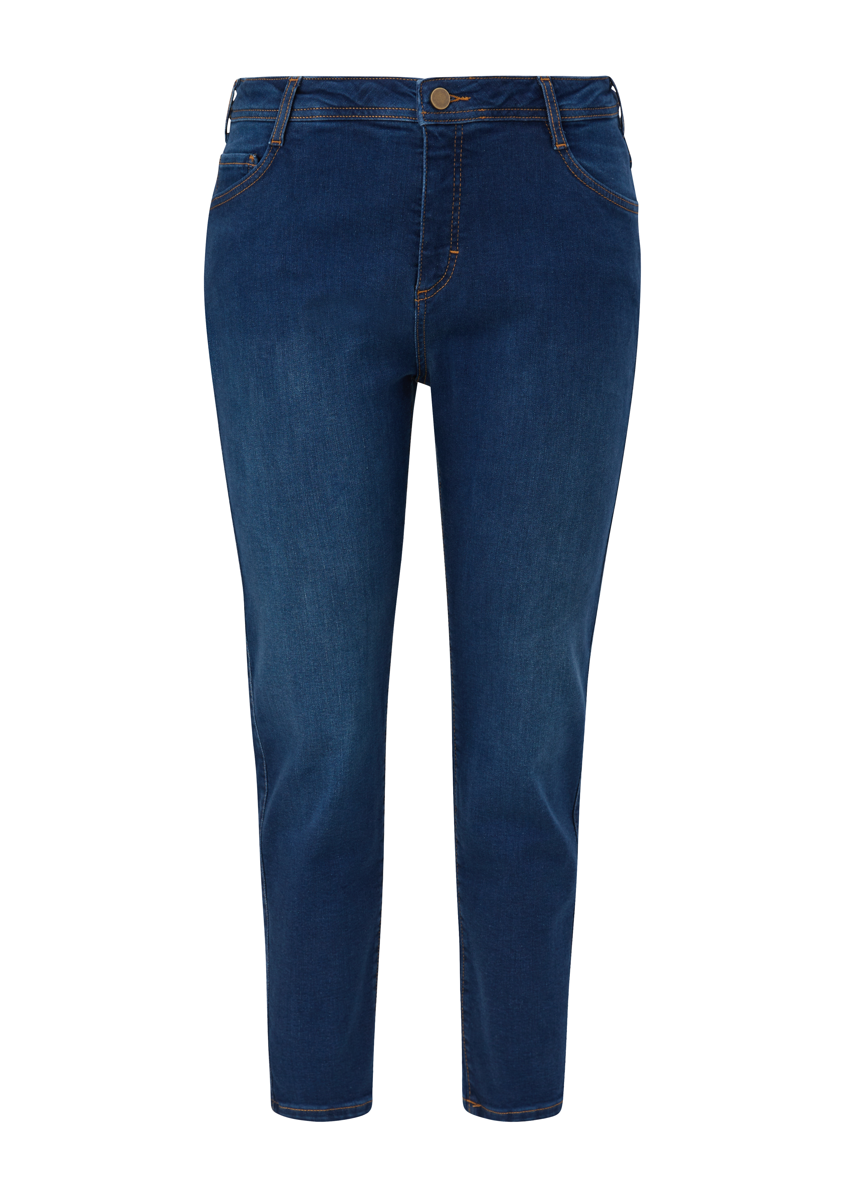 s.Oliver - Jeans / Mom Fit / Mid Rise, Damen, blau