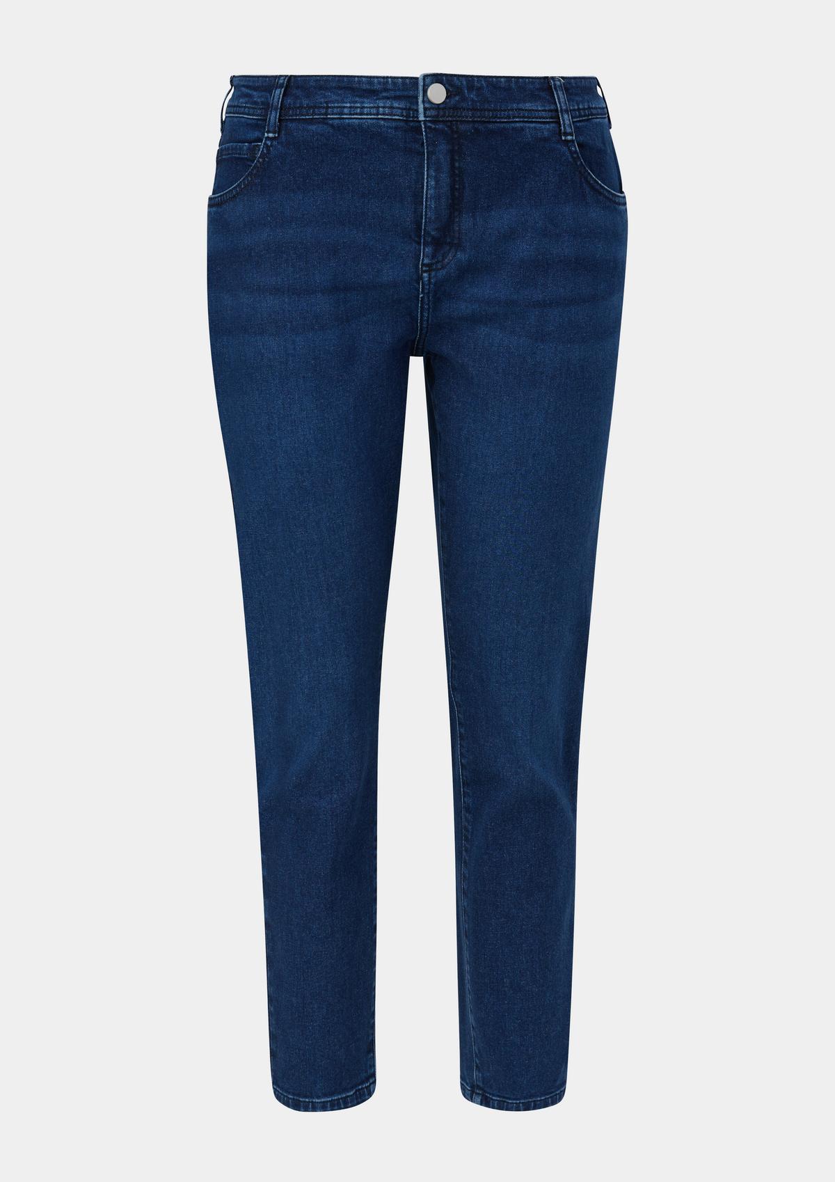 Jeans / skinny fit / mid leg / - five-pocket Oliver rise blue | design / skinny s