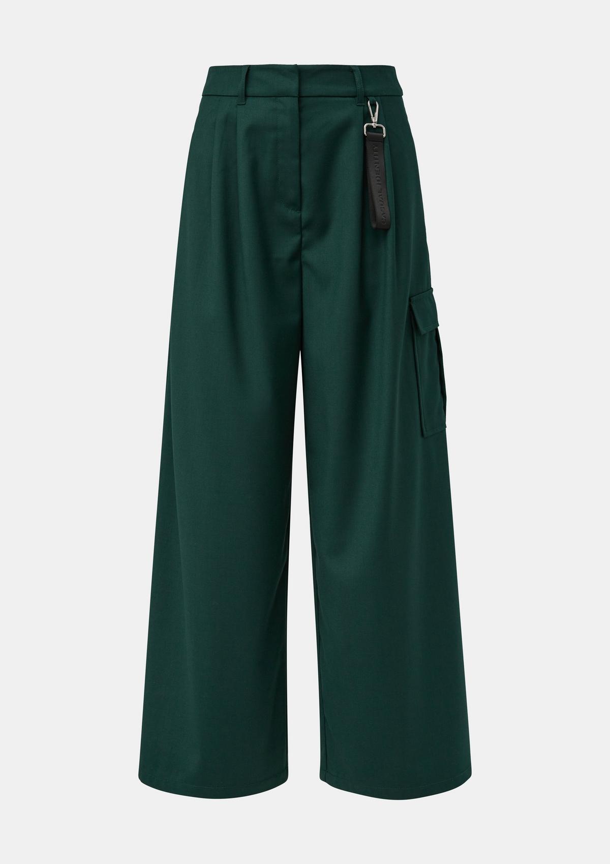 comma Loose fit: extra-long cargo trousers
