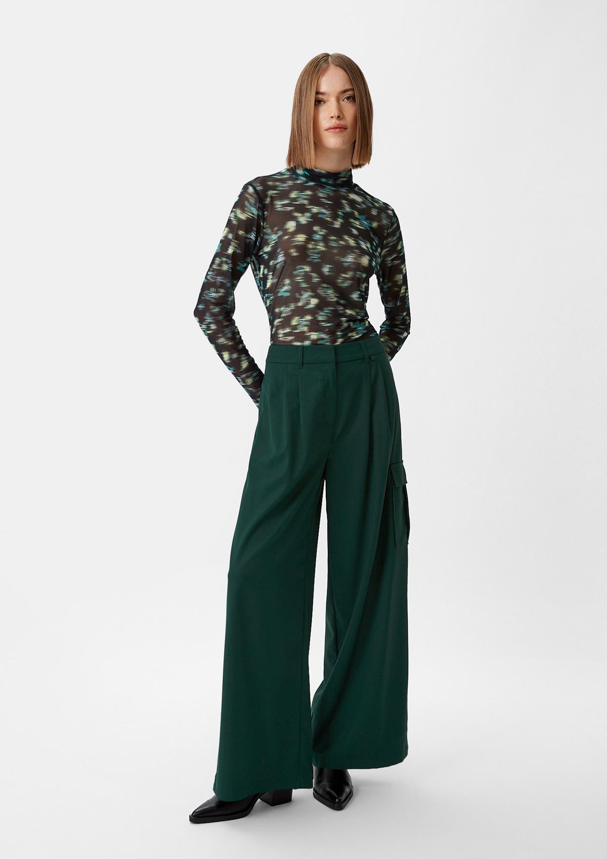comma Loose fit: extra-long cargo trousers