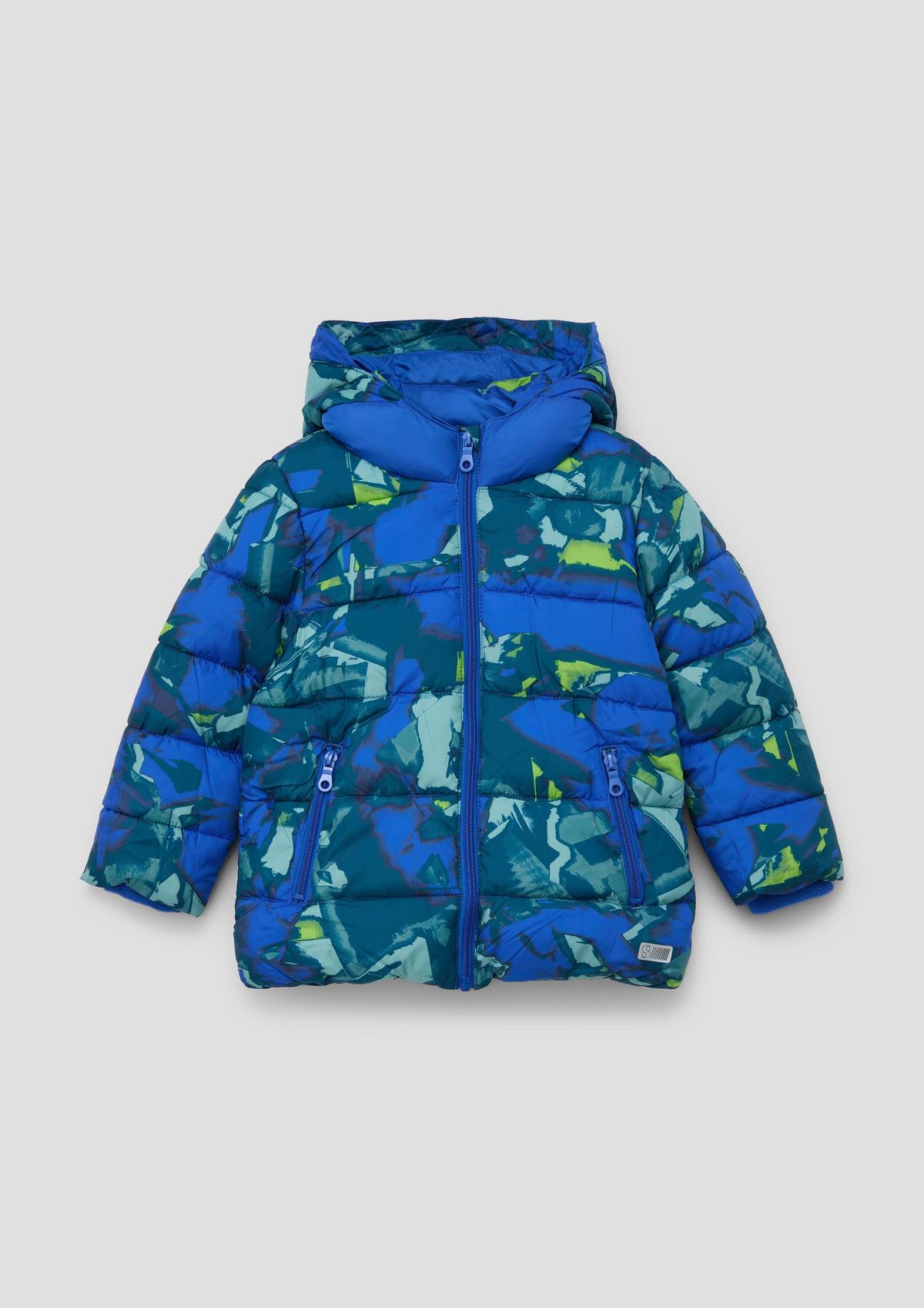 s.Oliver Quilted jacket with a hood