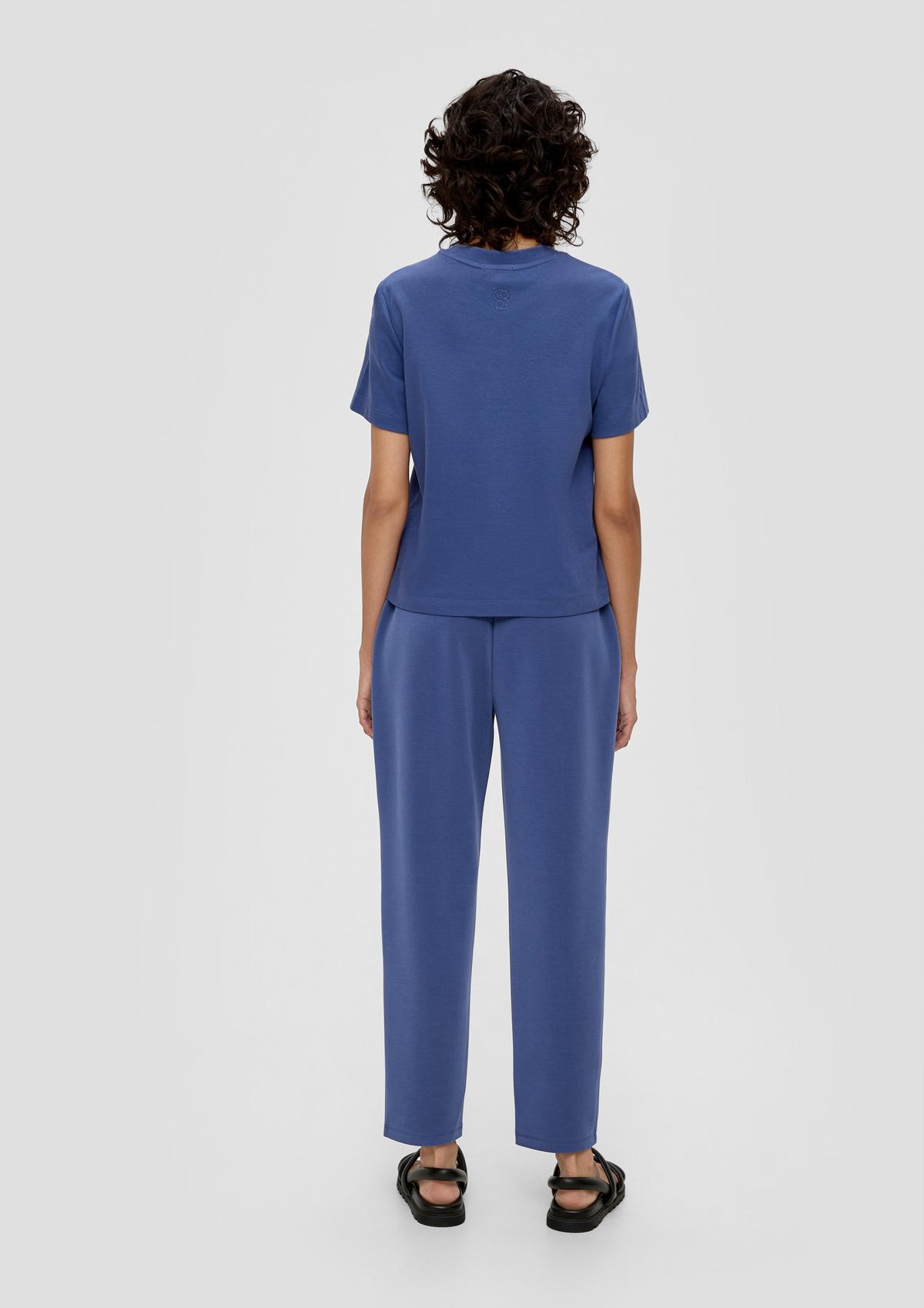 s.Oliver Regular fit: trousers in a modal blend