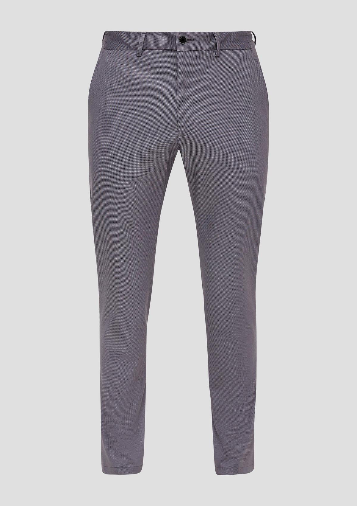 s.Oliver Slim: kárované joggingové kalhoty k obleku