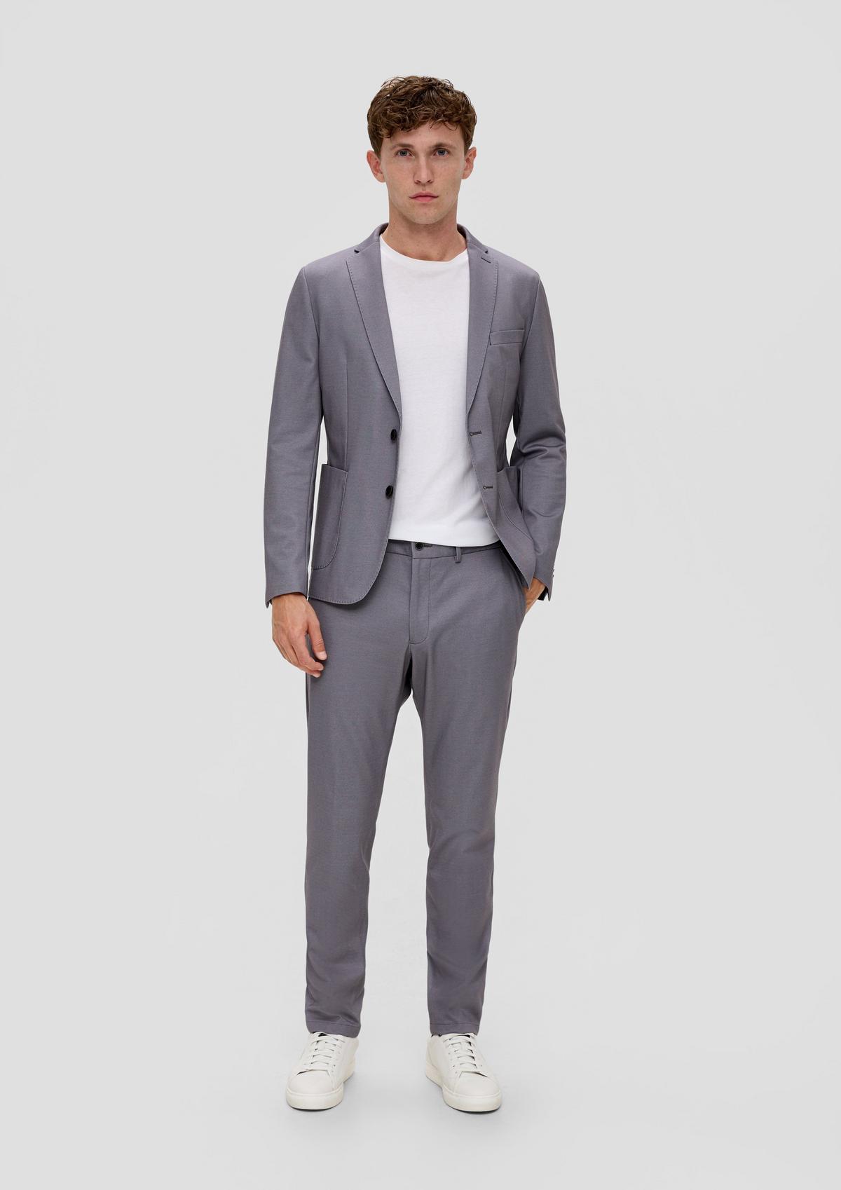 Slim fit: check tracksuit bottoms