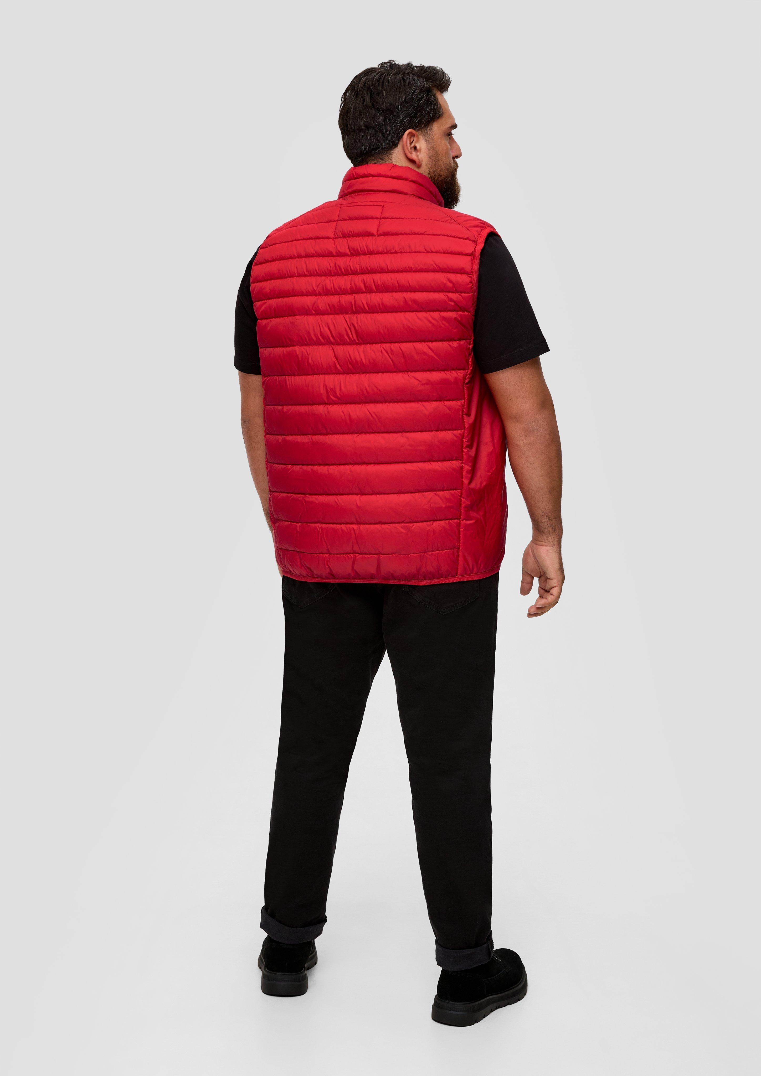 Lightly padded quilted body warmer red chilli s.Oliver