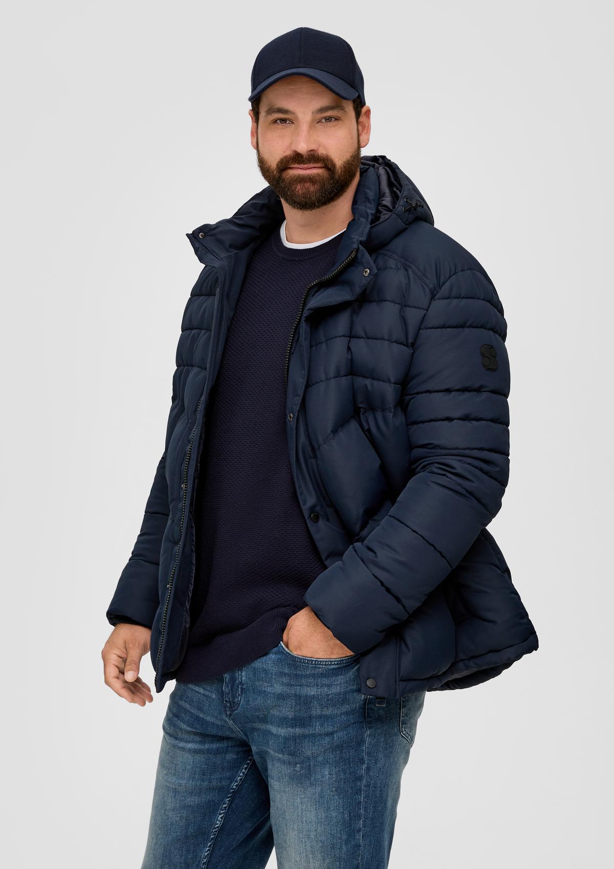s.Oliver Sporty quilted jacket in textured fabric