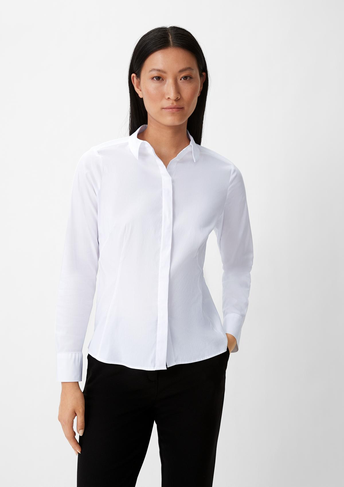 comma Stretch cotton blouse