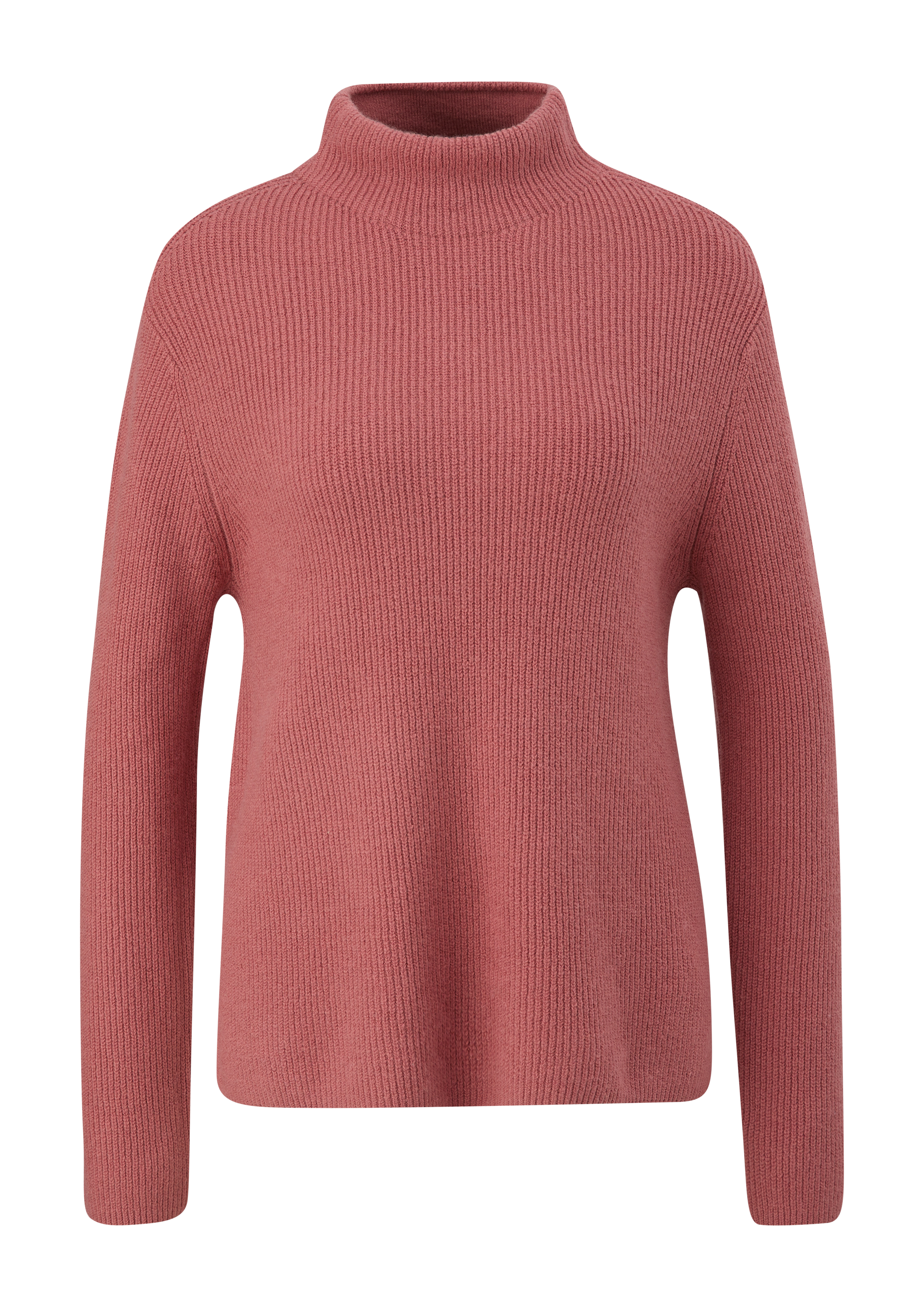 s.Oliver - Strickpullover mit Stehkragen, Damen, Rosa