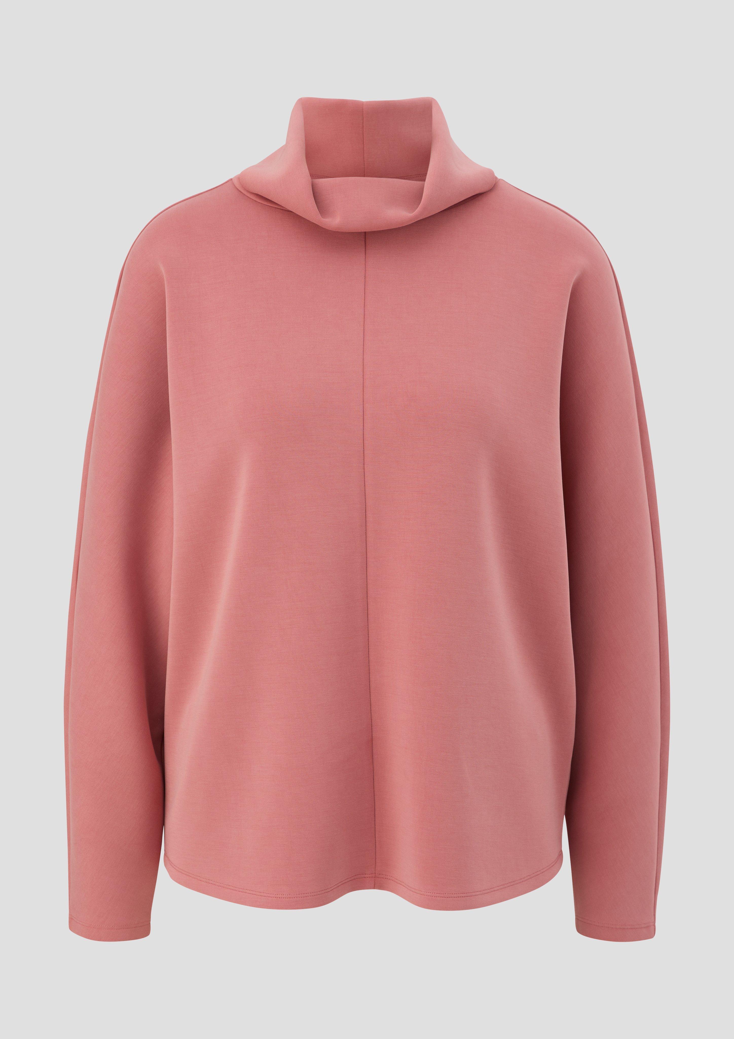 s.Oliver - Sweatshirt aus Scuba, Damen, Rosa