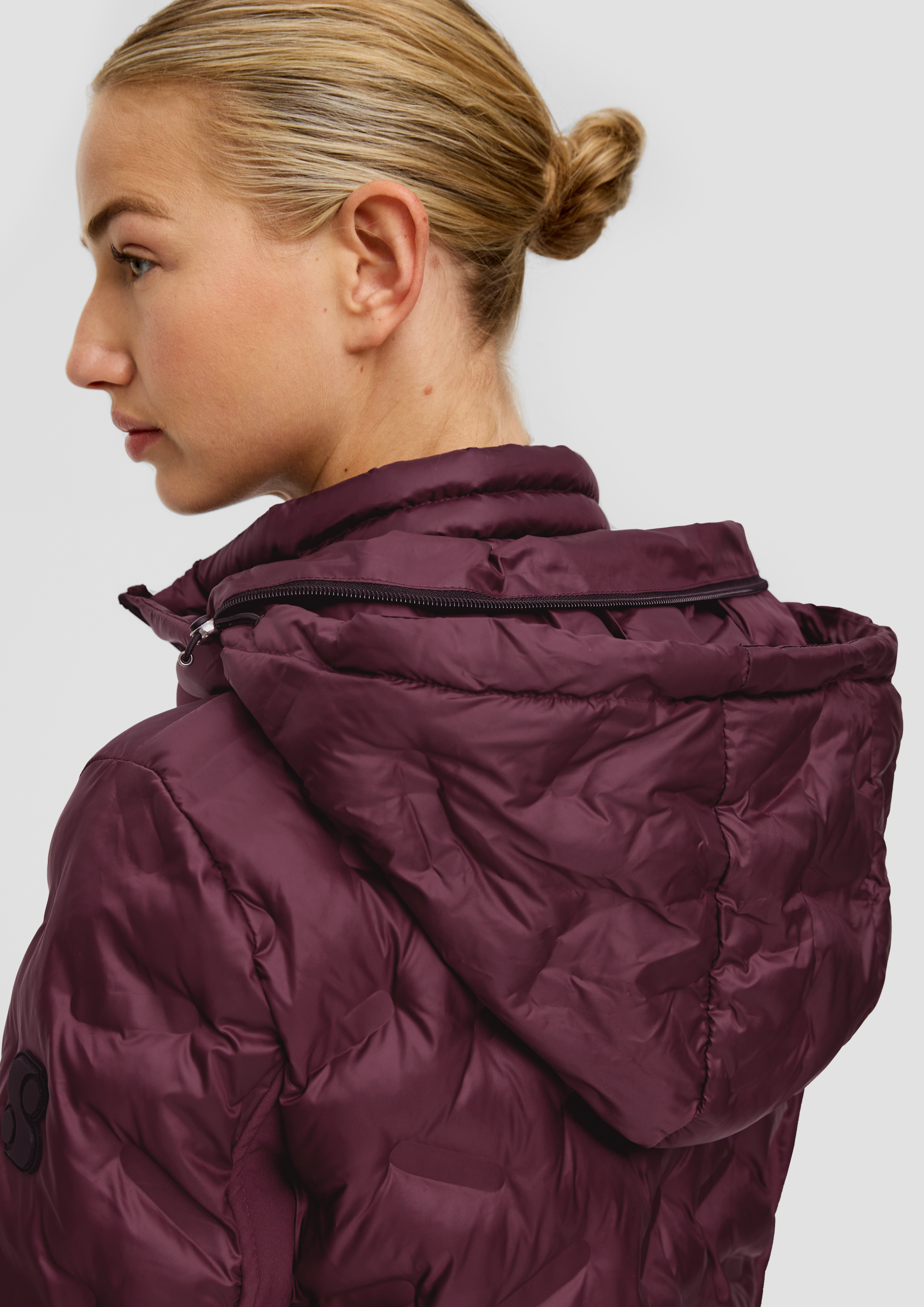 herbst mantel mit kapuze