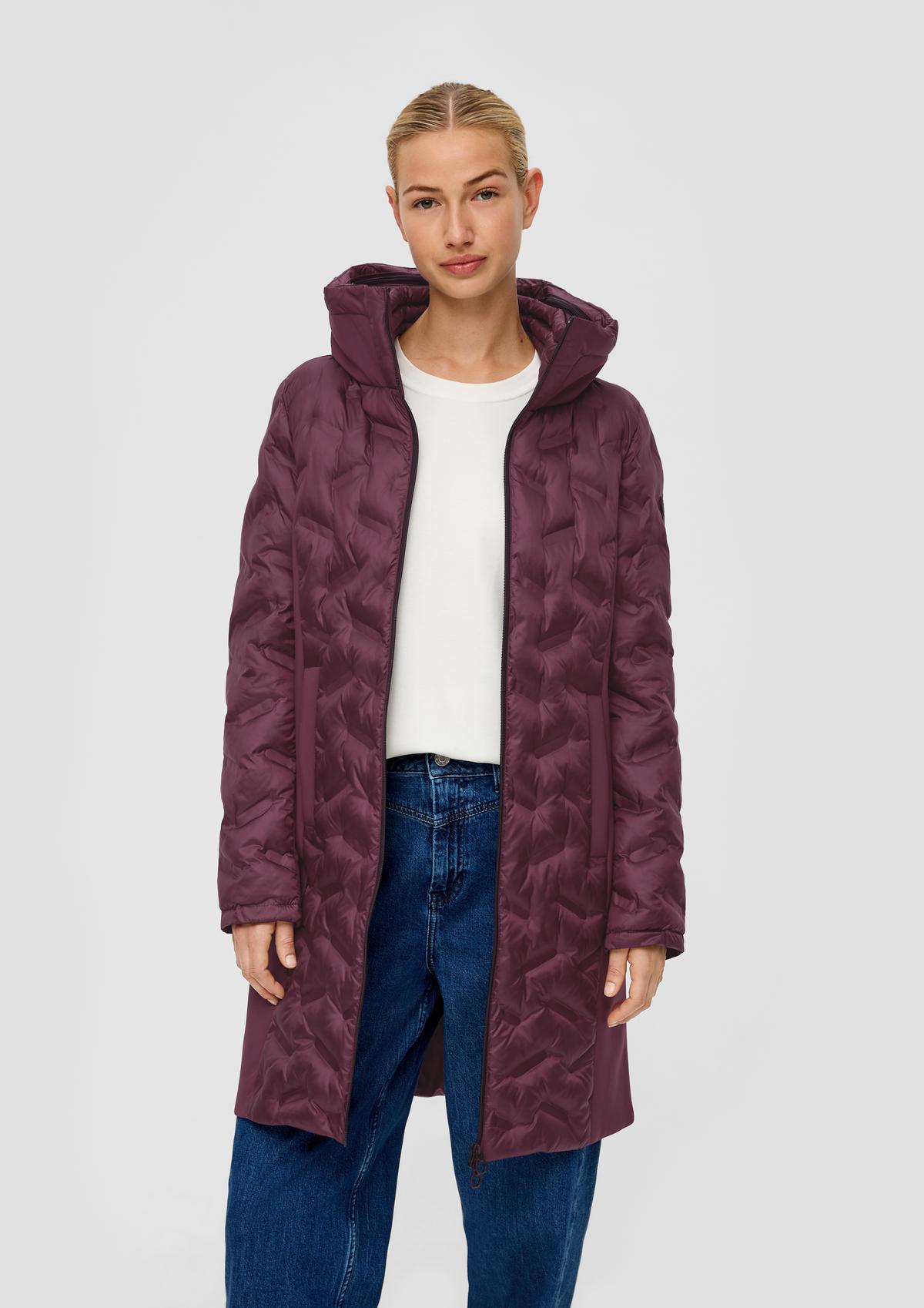 s.Oliver Coat with a hood in the collar