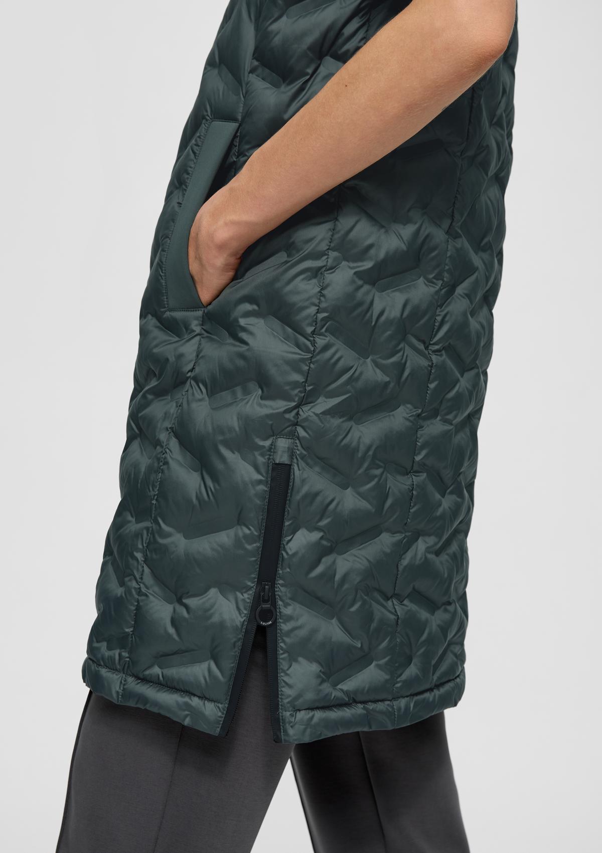 s.Oliver Long body warmer with quilting