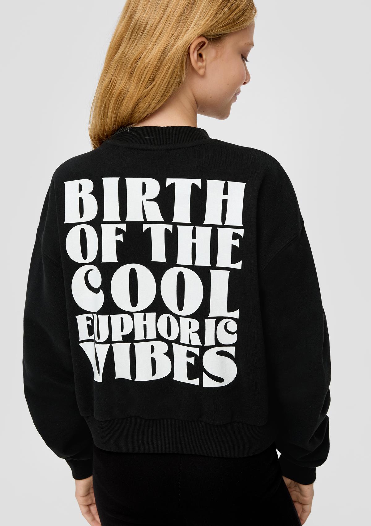 Sweatshirt met print op de achterkant