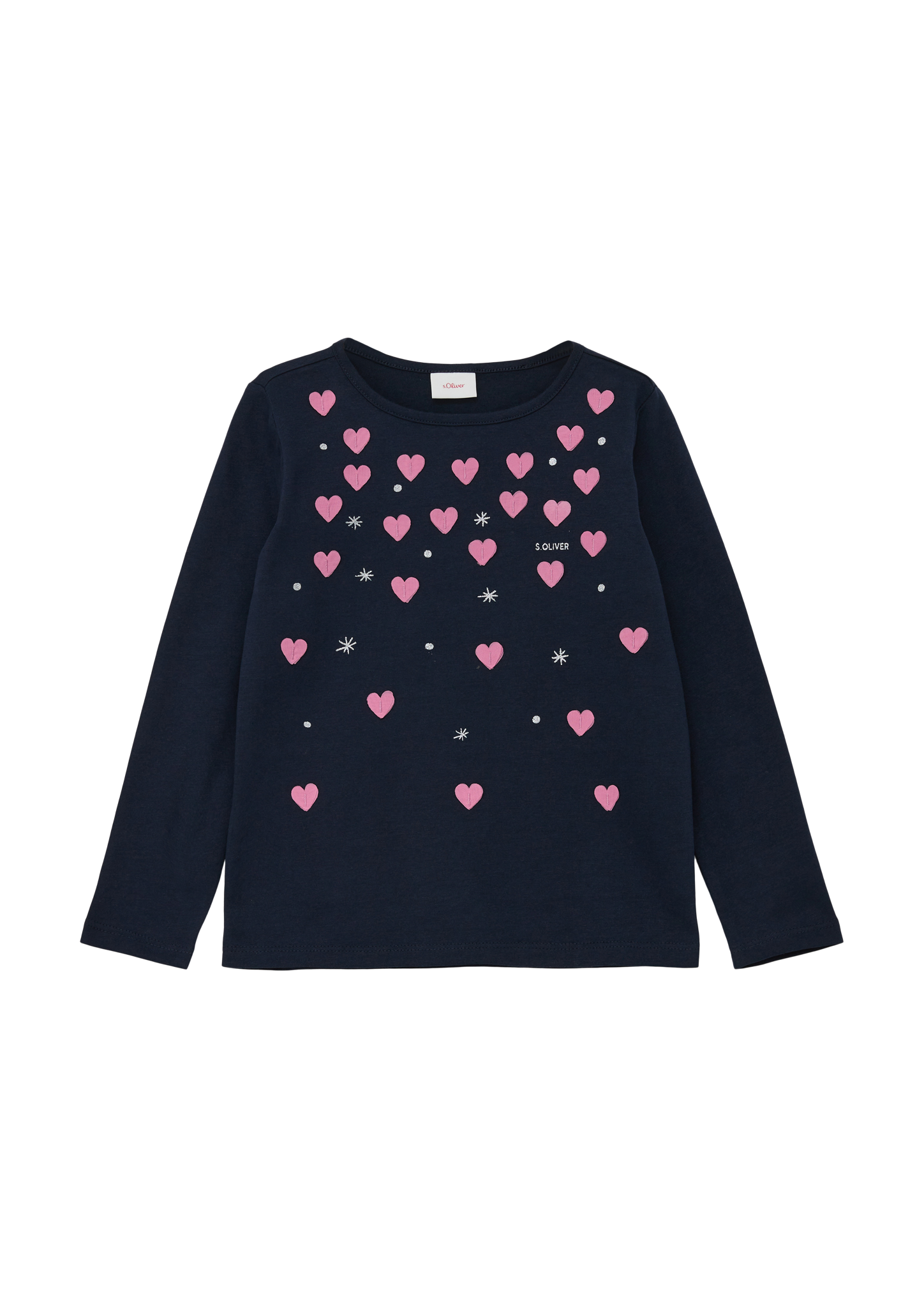 s.Oliver - Longsleeve mit Applikation, Kinder, blau