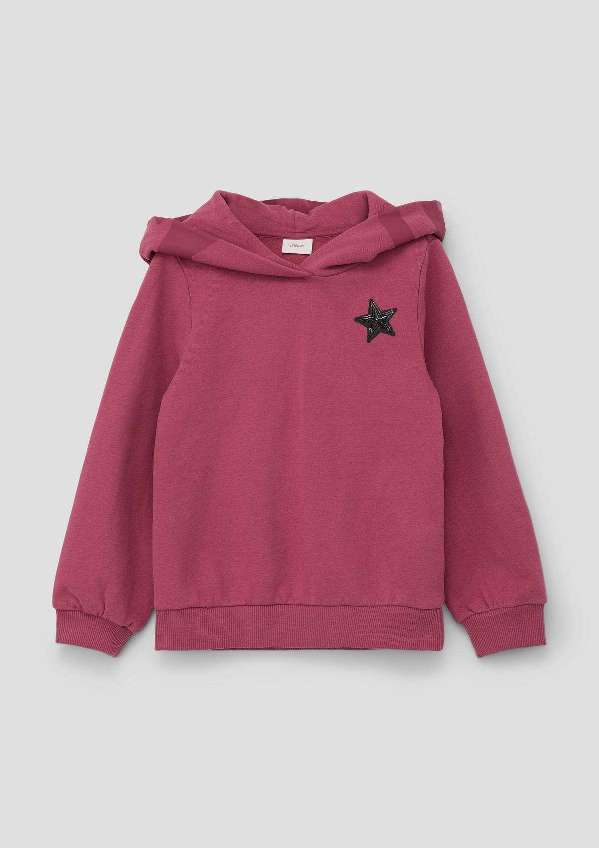 s.Oliver Sweatshirt with a sequin detail