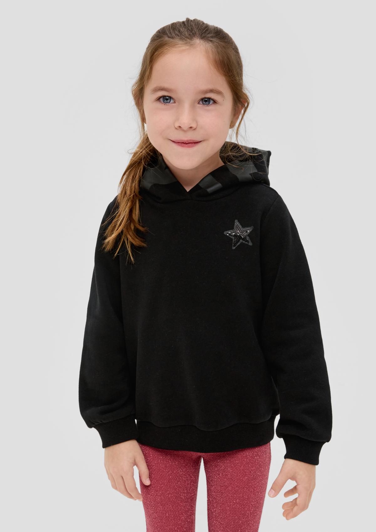Sweatshirt with a sequin detail