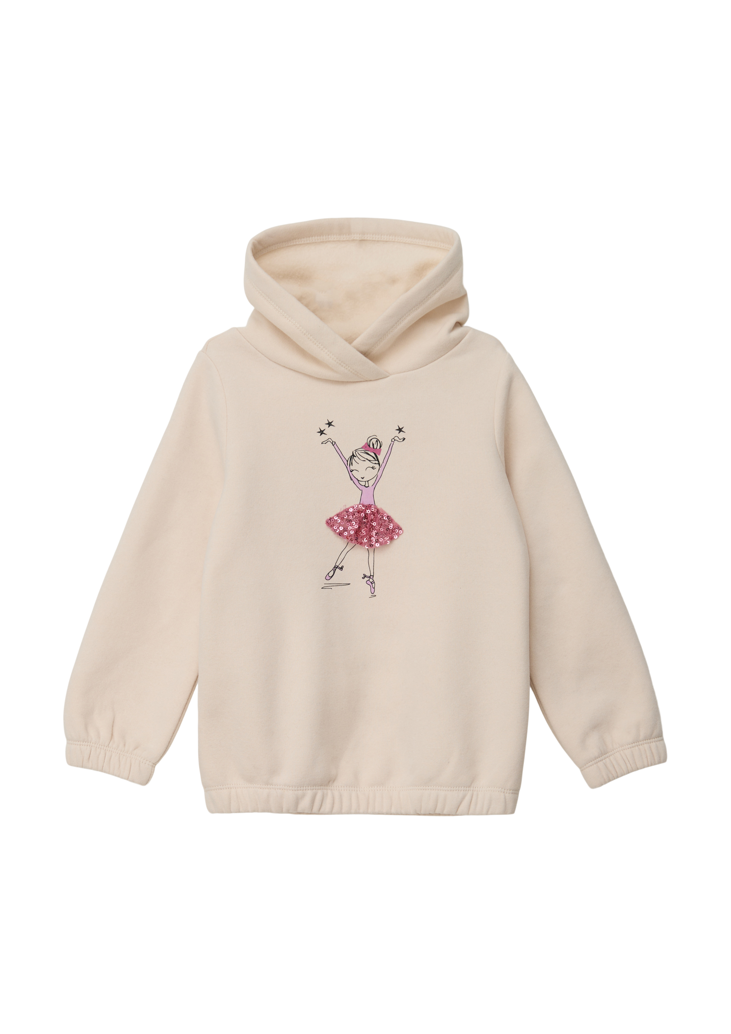 s.Oliver - Sweatshirt mit Schalkragen, Kinder, Beige