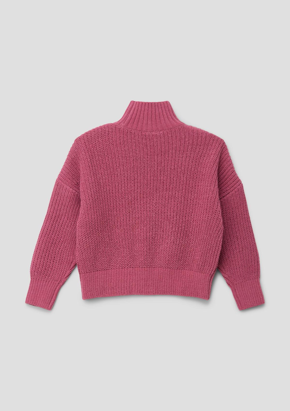 s.Oliver Knitted jumper with a turtleneck