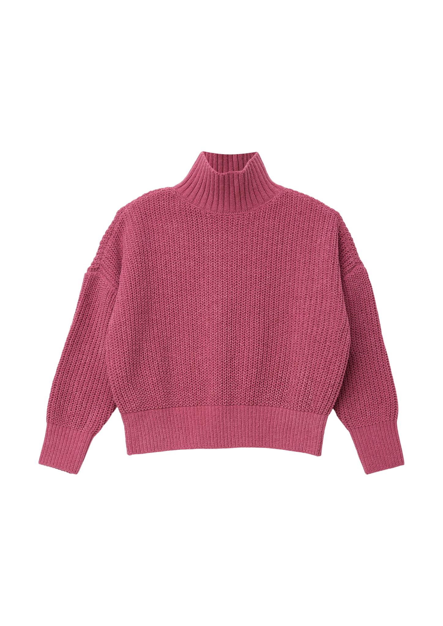 s.Oliver - Strickpullover mit Turtleneck, Kinder, Rosa