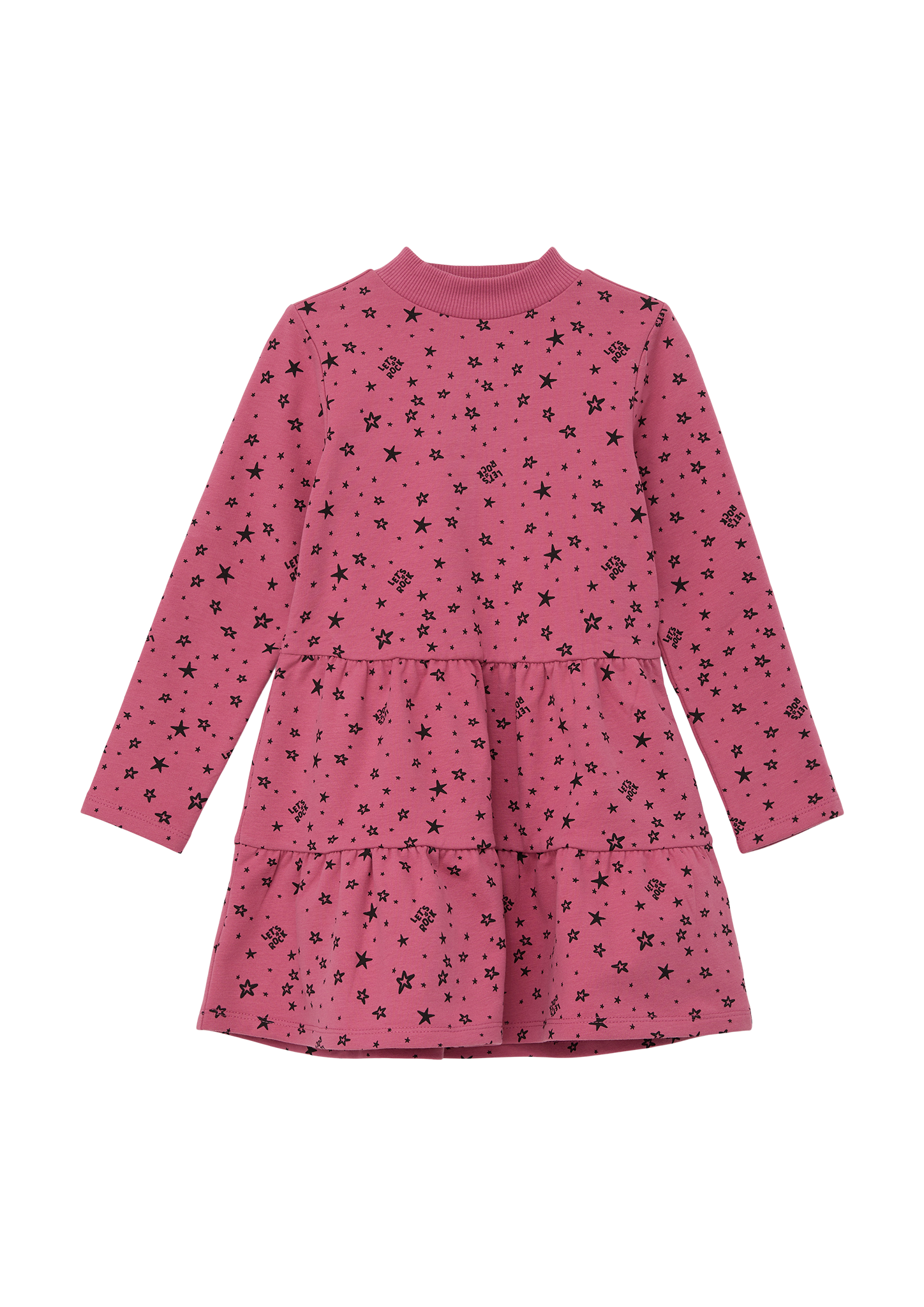 s.Oliver - Sweatkleid mit Volants, Kinder, Rosa