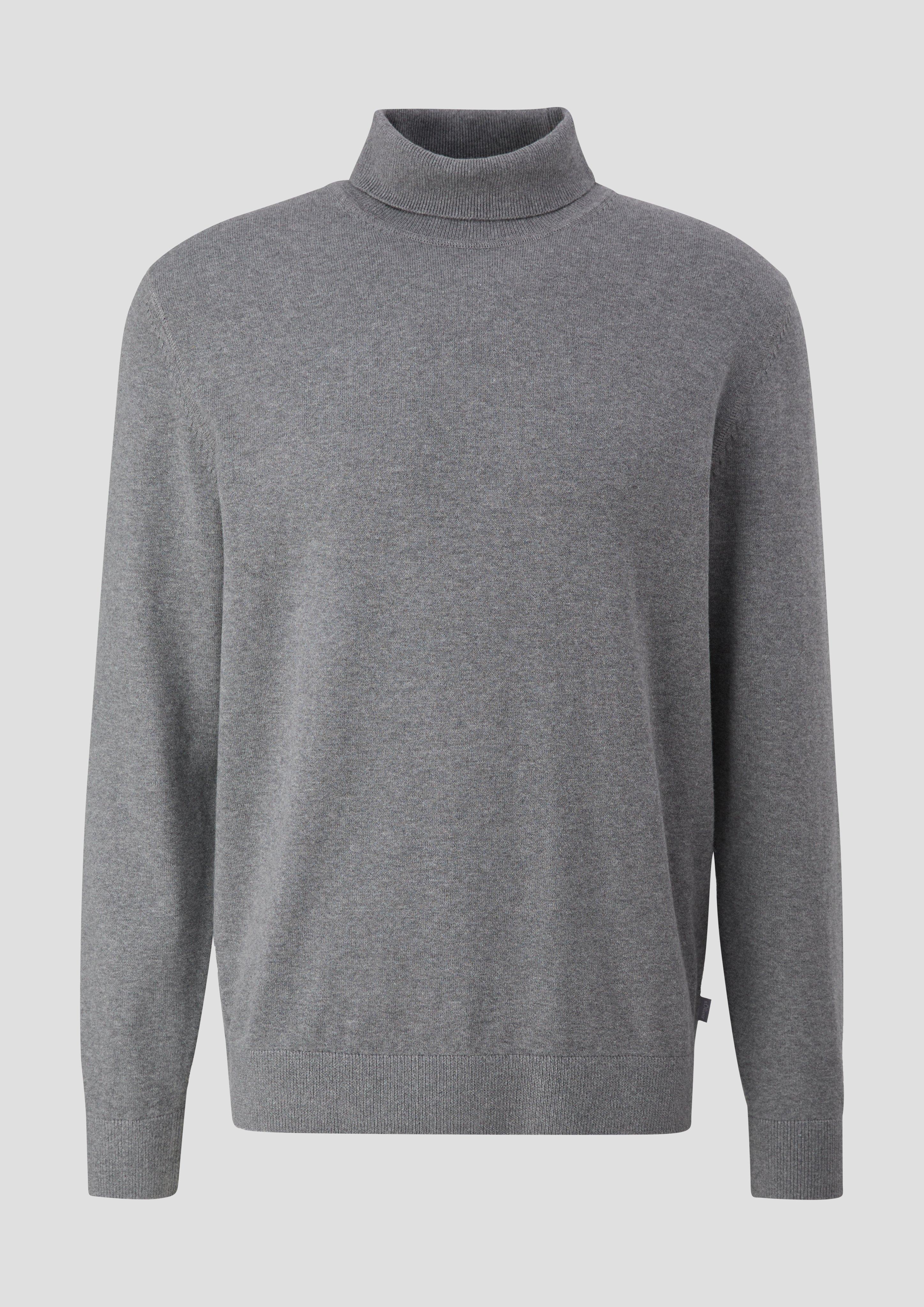 s.Oliver - Pullover mit Rollkragen, Herren, grau