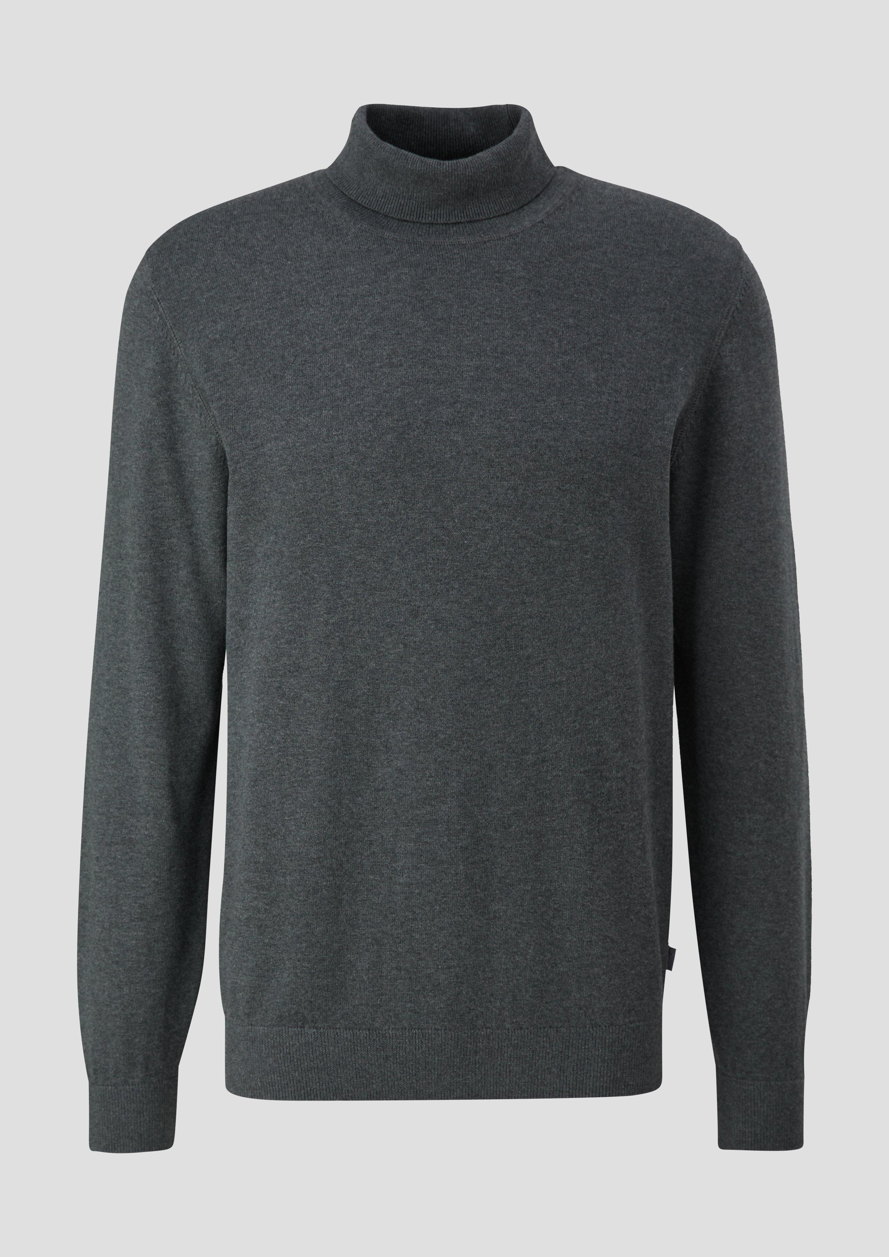 s.Oliver - Pullover mit Rollkragen, Herren, grau