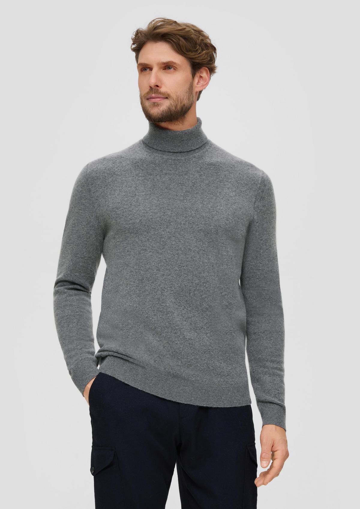s.Oliver Pleteni pulover od mješavine vune