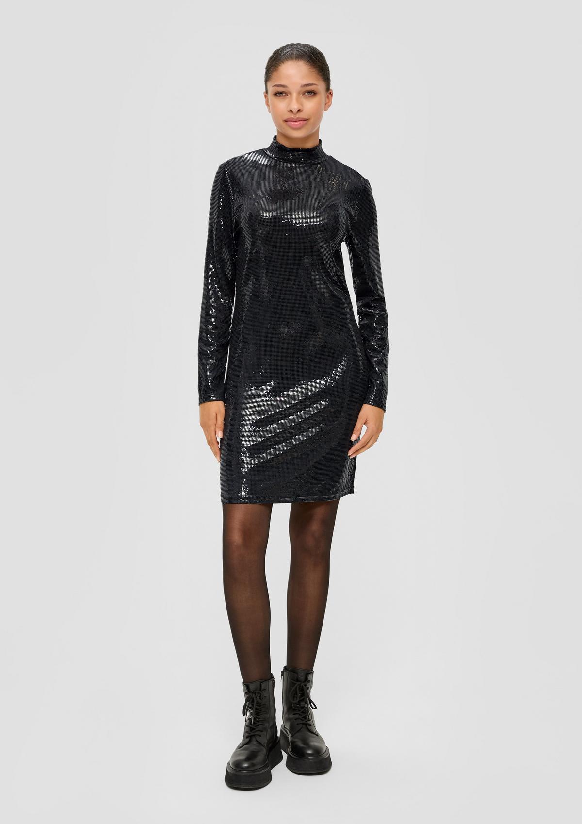 s.Oliver Jersey dress with sequins