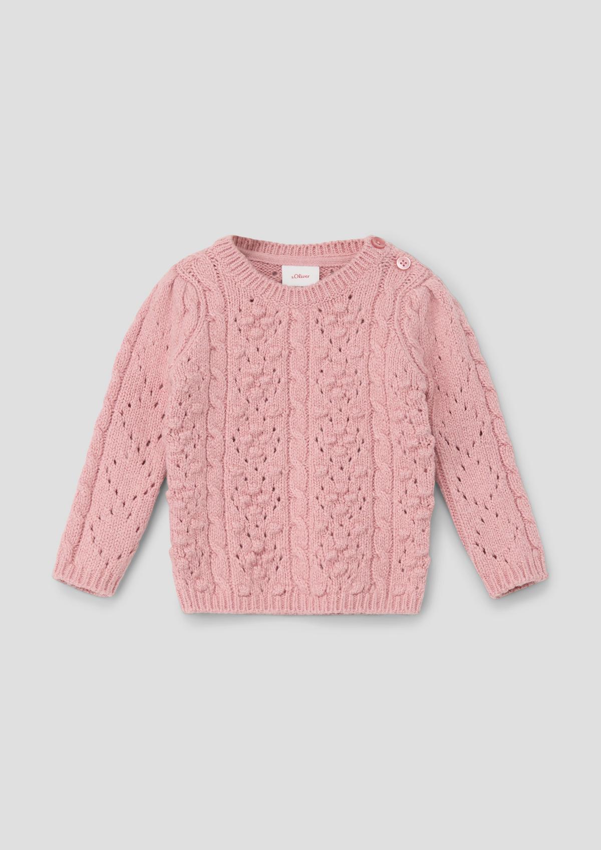 s.Oliver Knitted jumper in a cotton blend