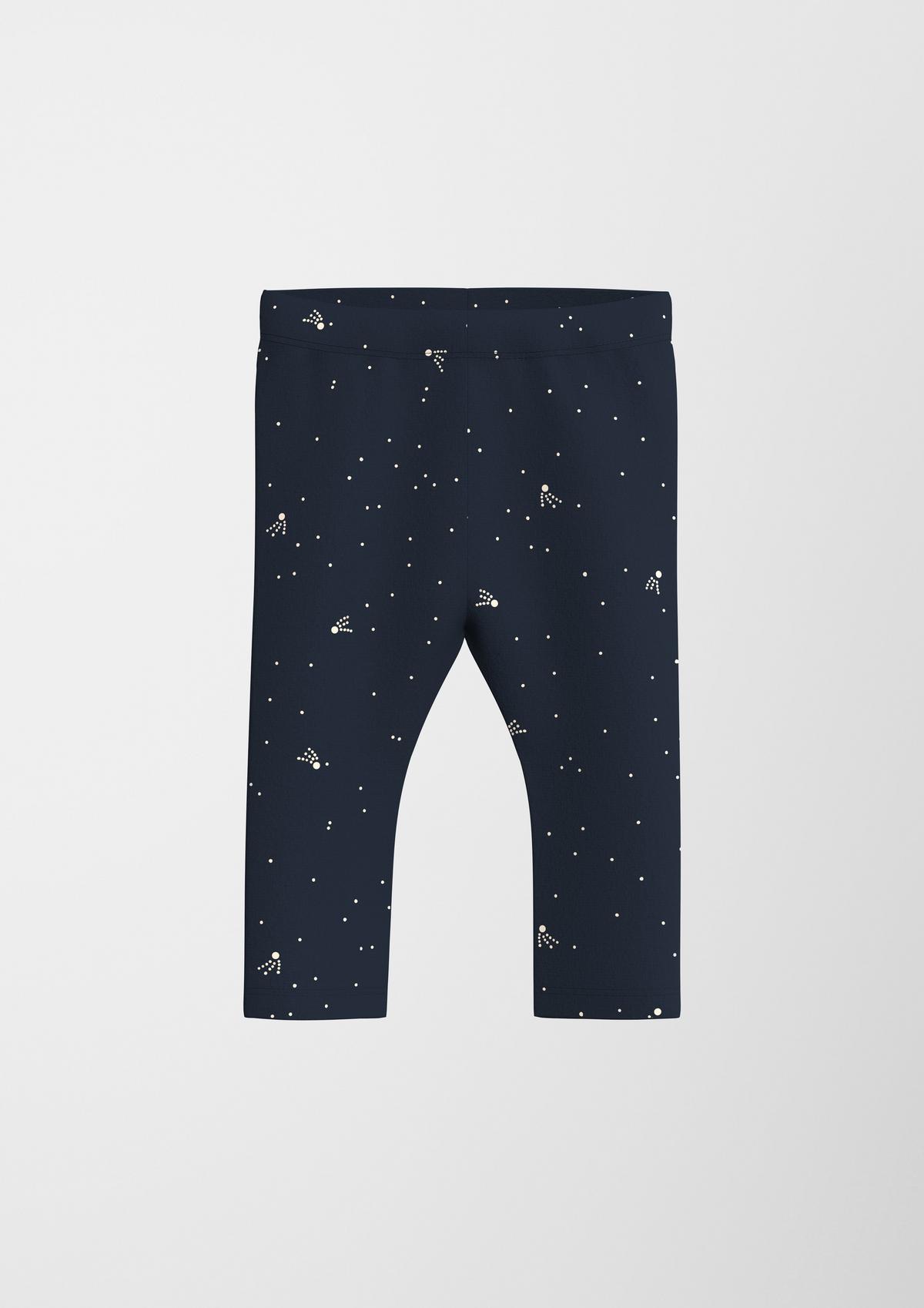 s.Oliver Thermal fleece leggings with an all-over print