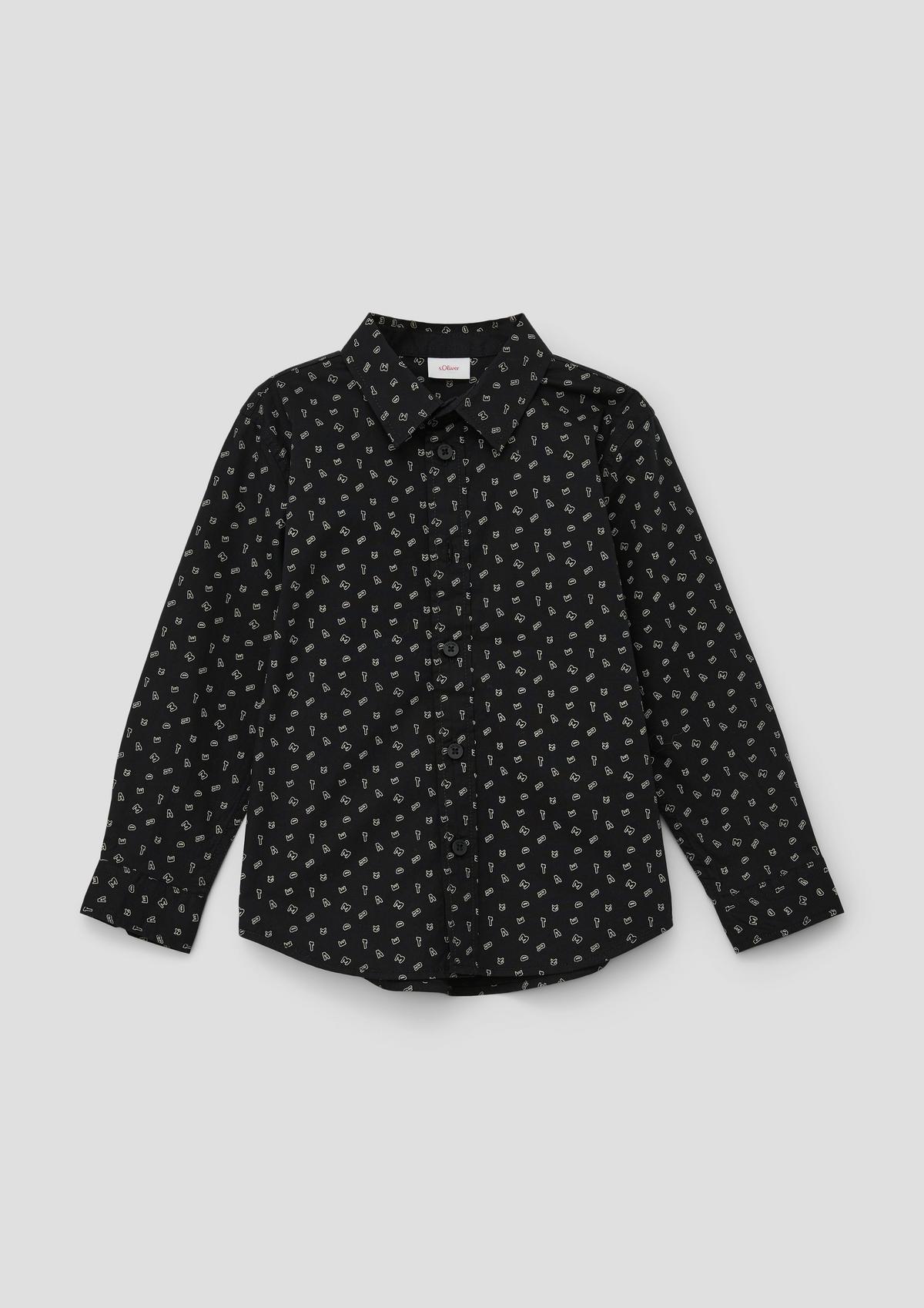 s.Oliver shirt with an all-over print