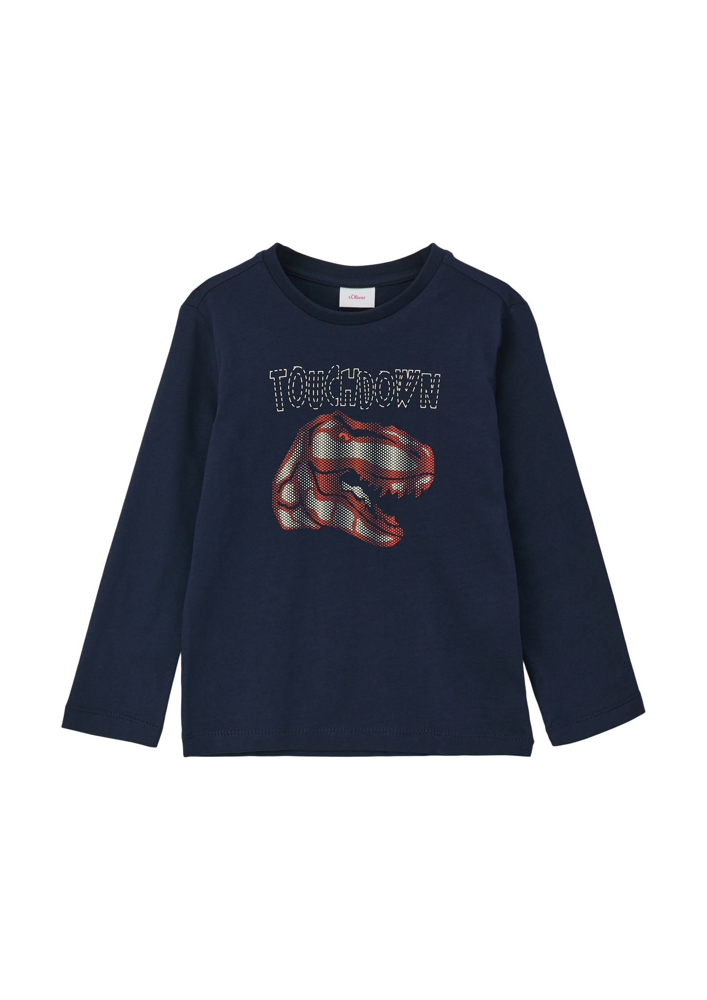 s.Oliver - Longsleeve mit Dino-Motiv, Kinder, blau