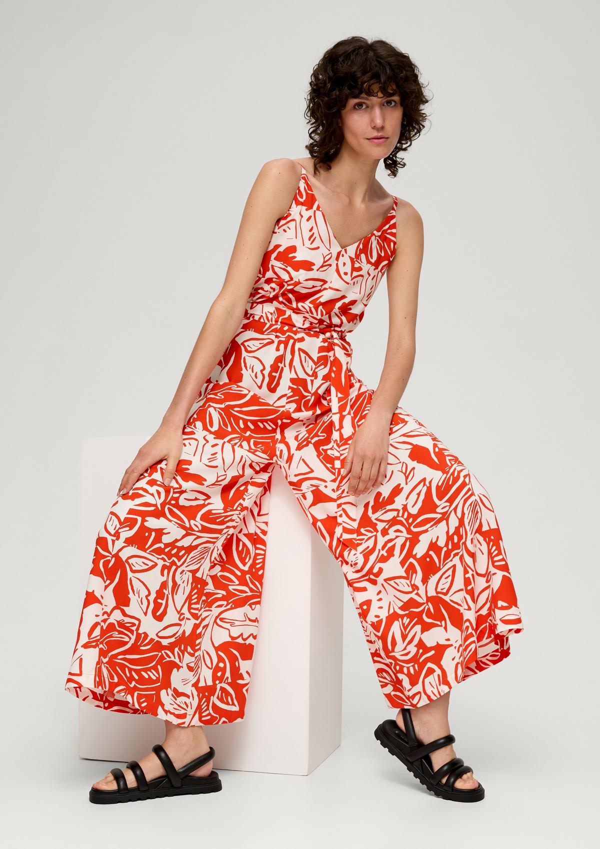 s.Oliver Jumpsuit with an all-over print