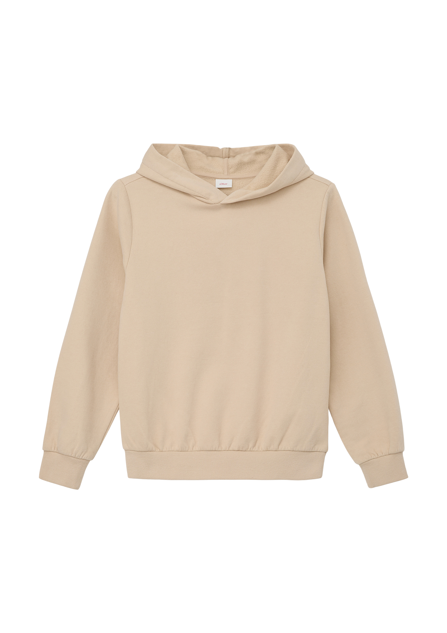 s.Oliver - Kapuzensweatshirt mit Rückenprint, Jungen, Beige