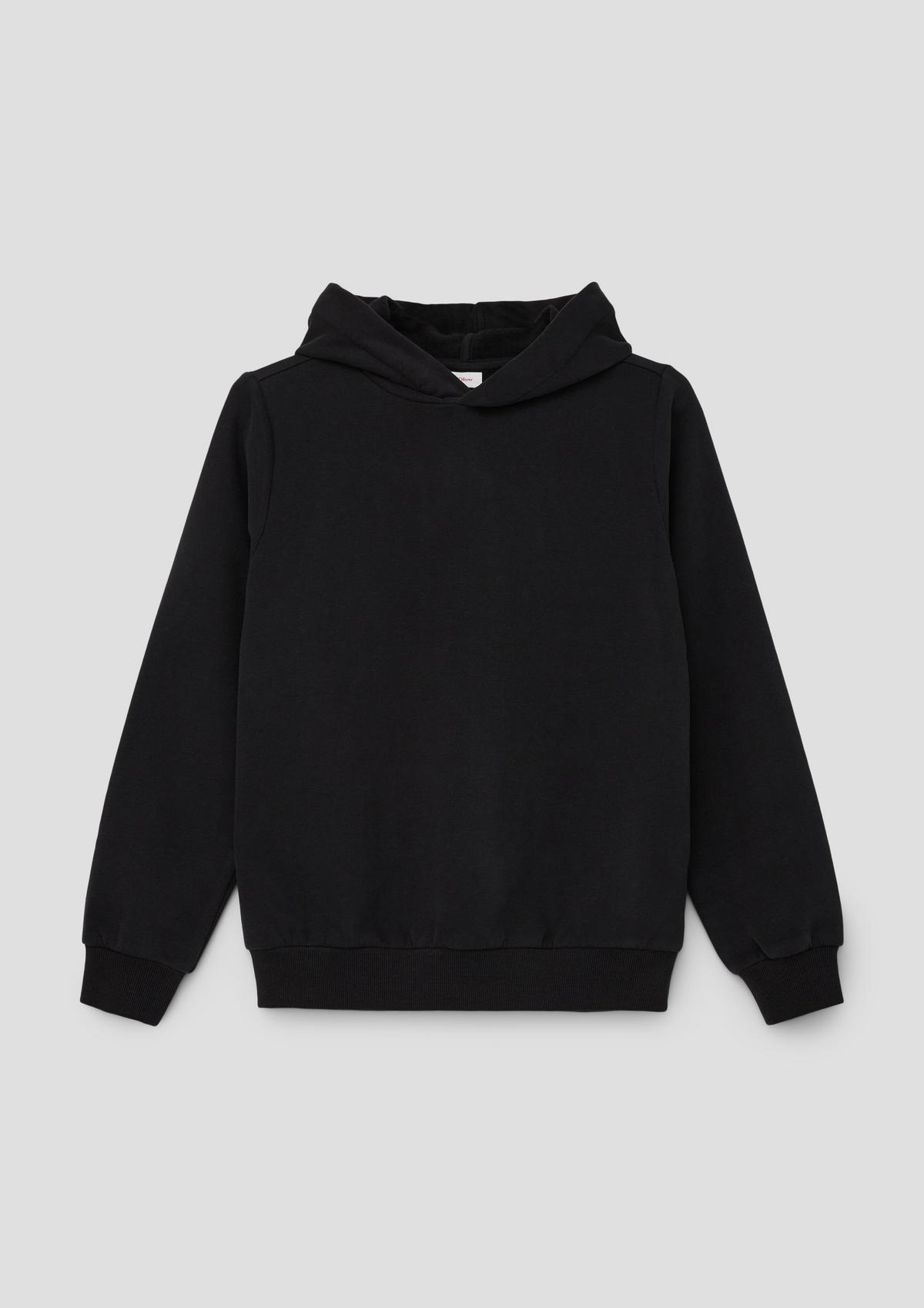 s.Oliver Hooded sweatshirt with a back print