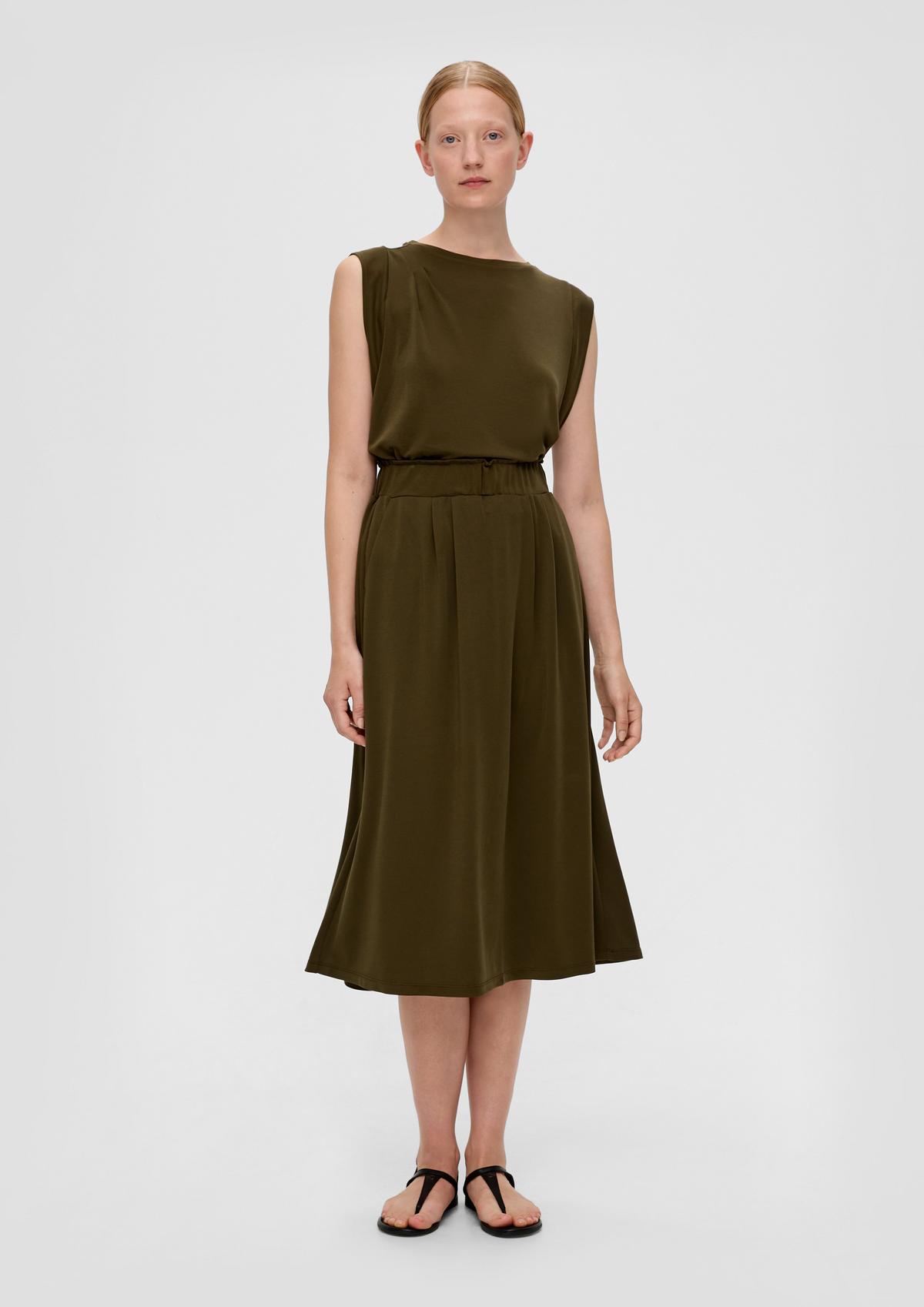 s.Oliver Flowing skirt with an elasticated waistband