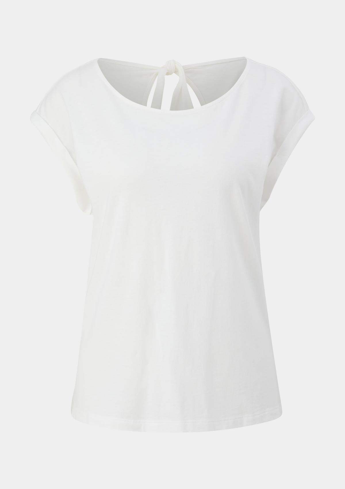 s.Oliver T-shirt with a back neckline