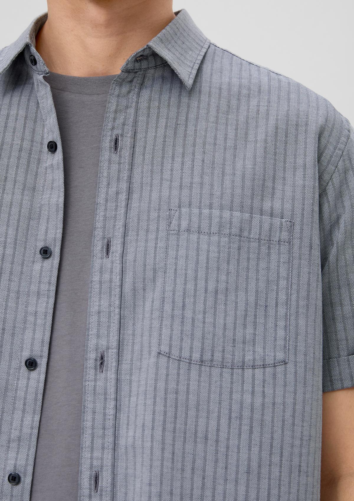 s.Oliver Regular fit: shirt with a dobby texture