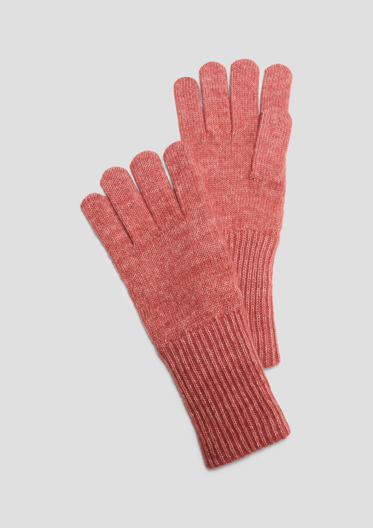 s.Oliver Gebreide handschoenen met wol