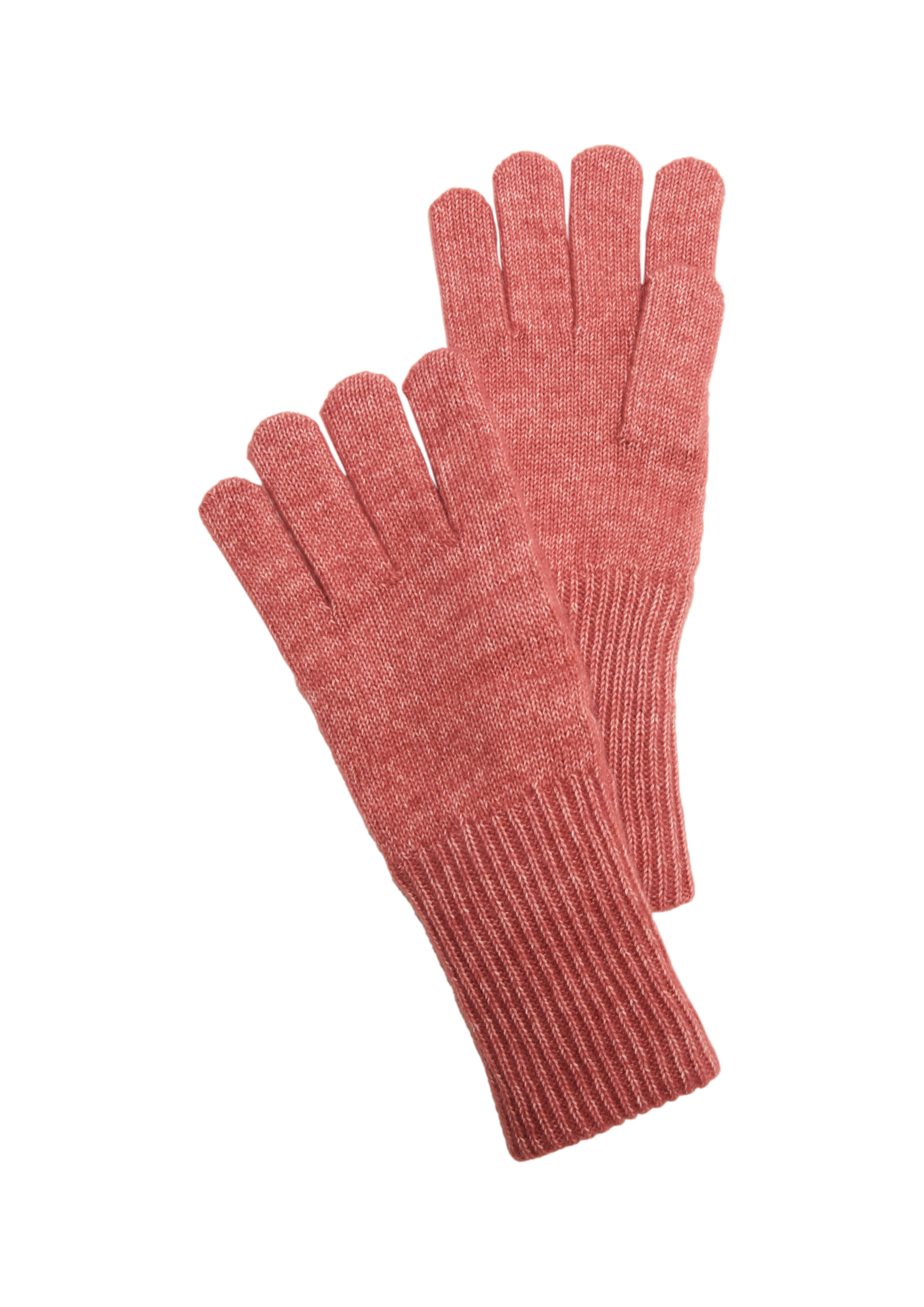 s.Oliver - Strickhandschuhe mit Wolle, Damen, Orange