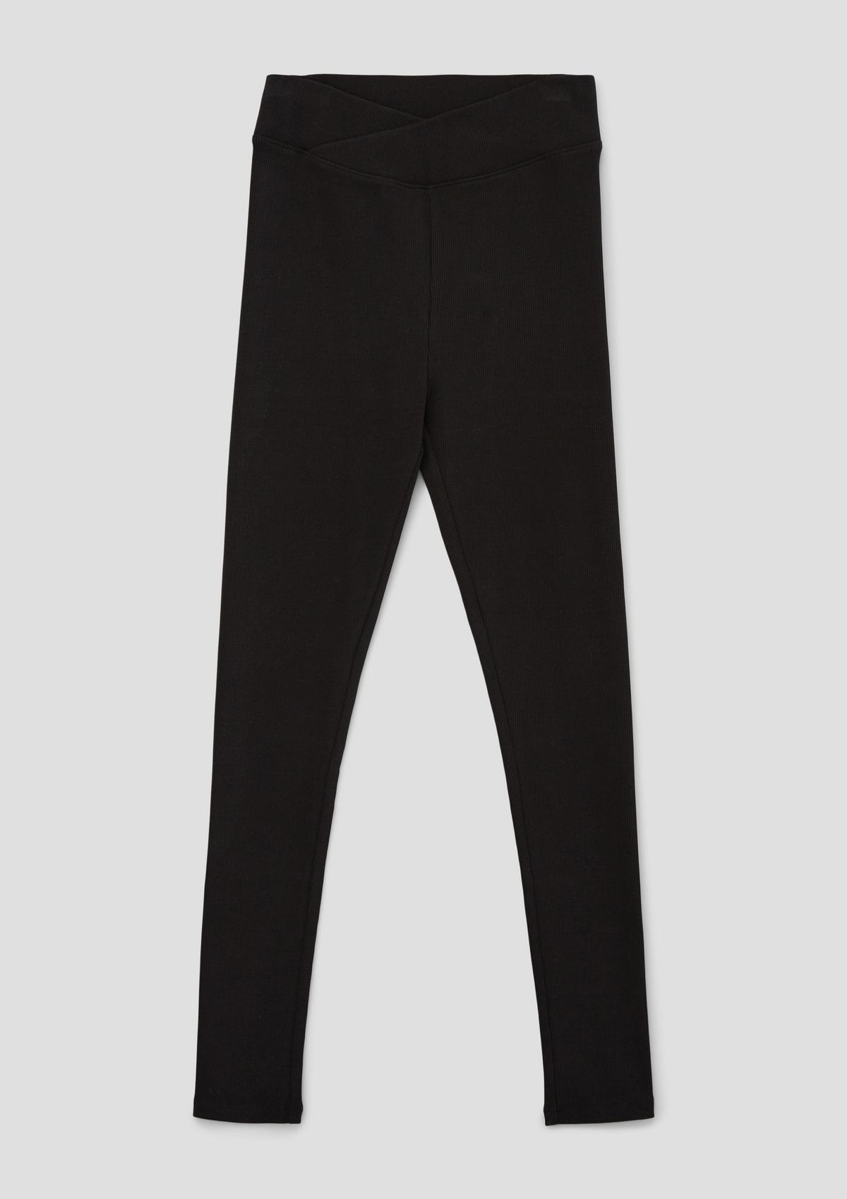 s.Oliver Skinny fit: Leggings with a ribbed texture