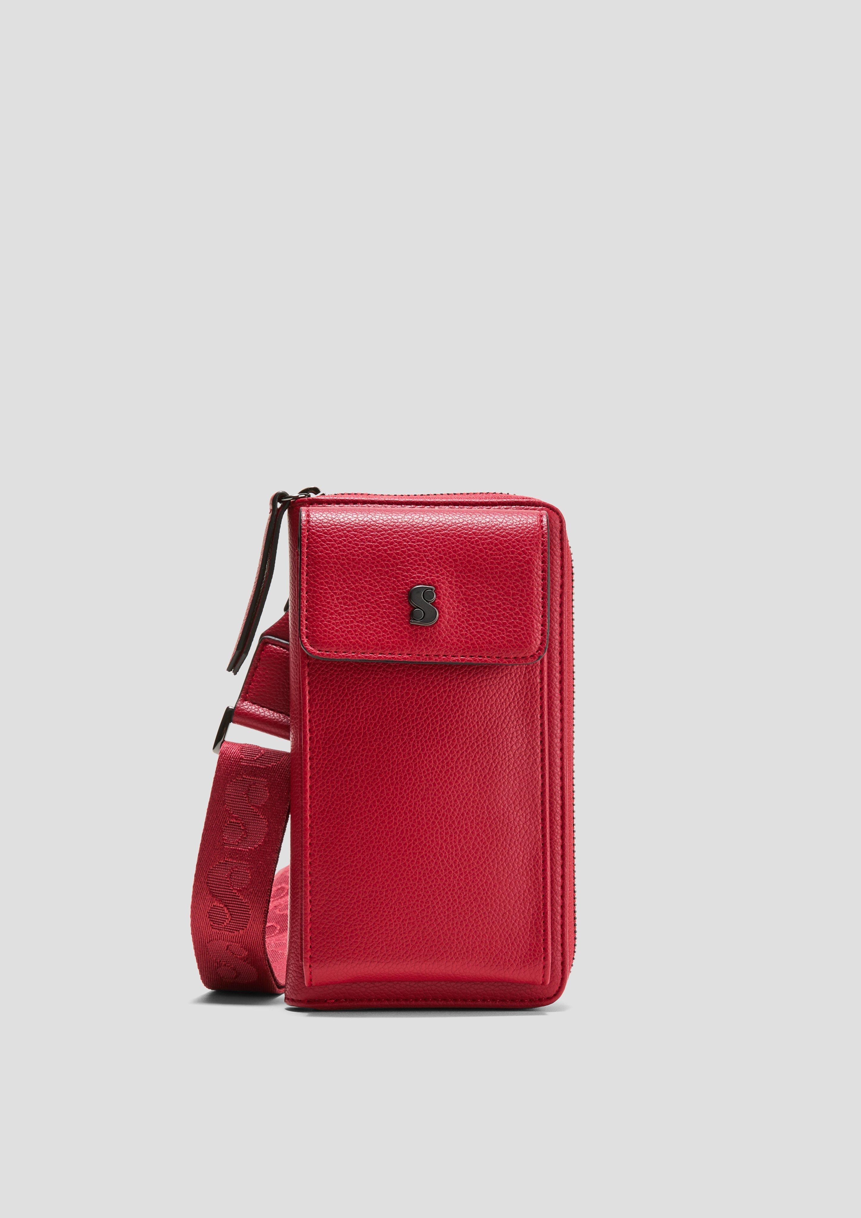 Leatherlook mobile phone pouch red chilli s.Oliver