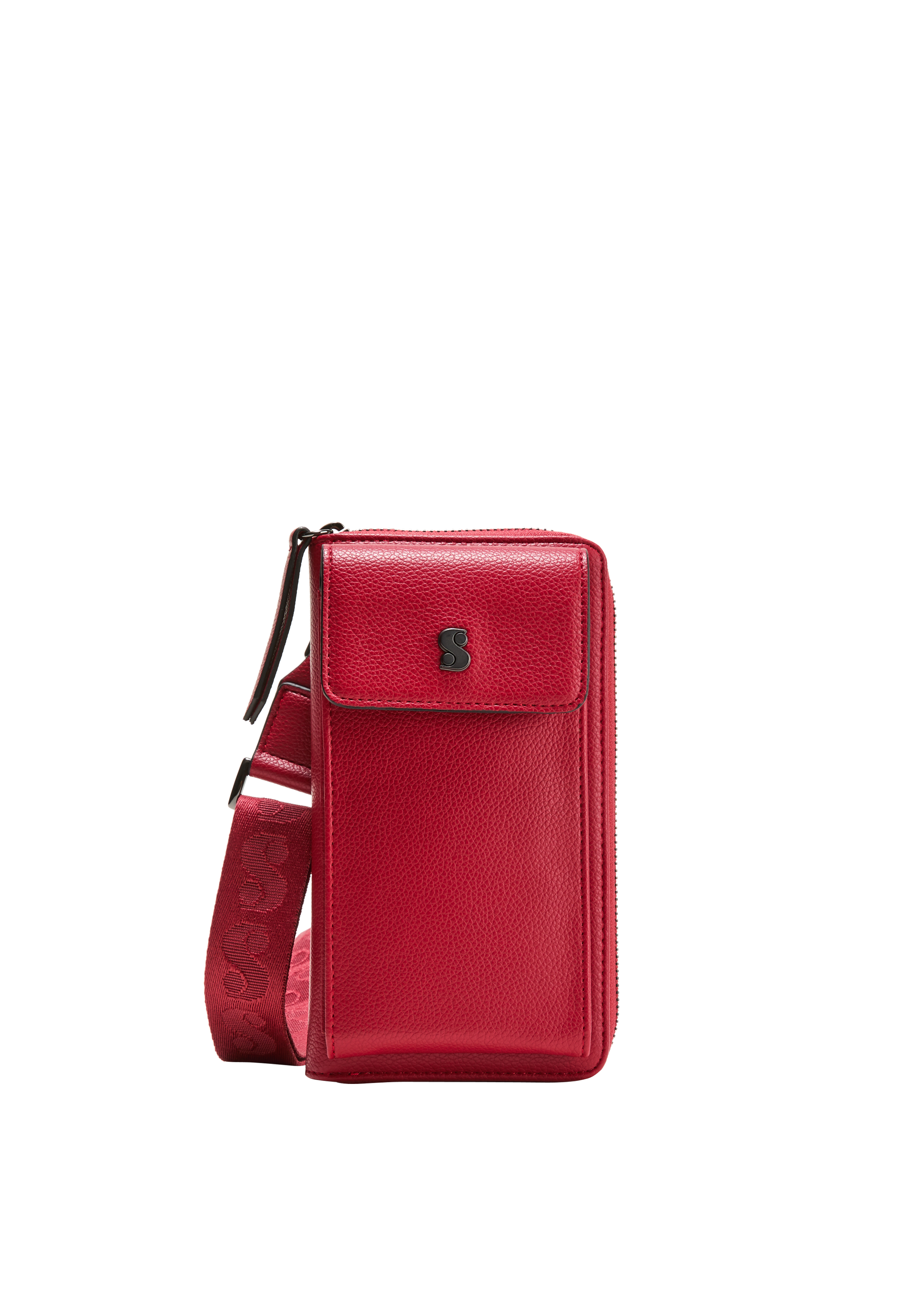 s.Oliver - Handytasche in Leder-Optik, Damen, rot