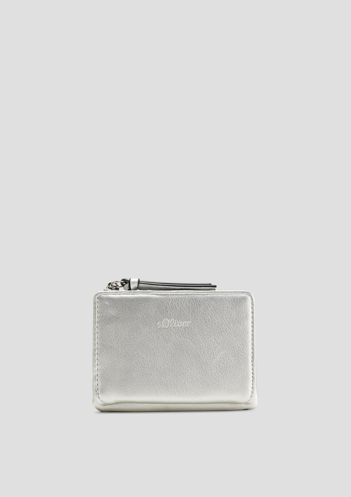 s.Oliver Wallet with metallic effect