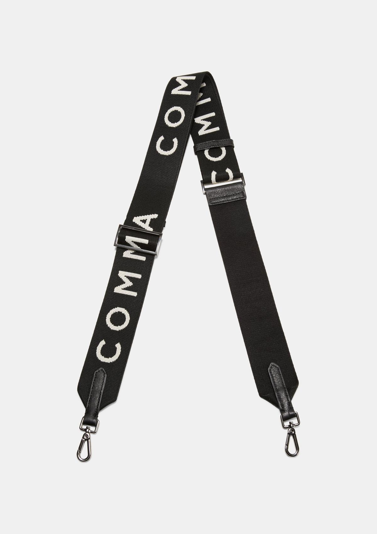 comma Wide shoulder strap made of jacquard